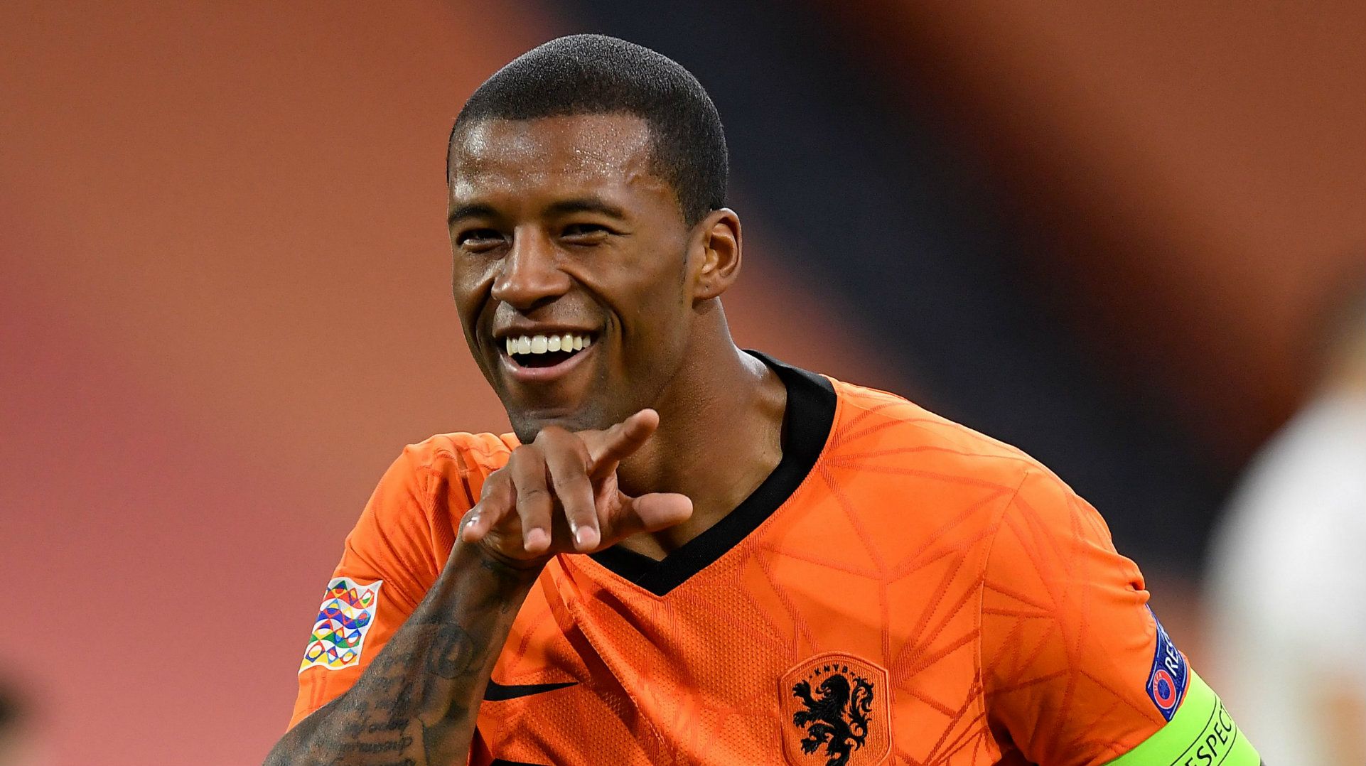 Georginio Wijnaldum Netherlands vs Bosnia 2020-21