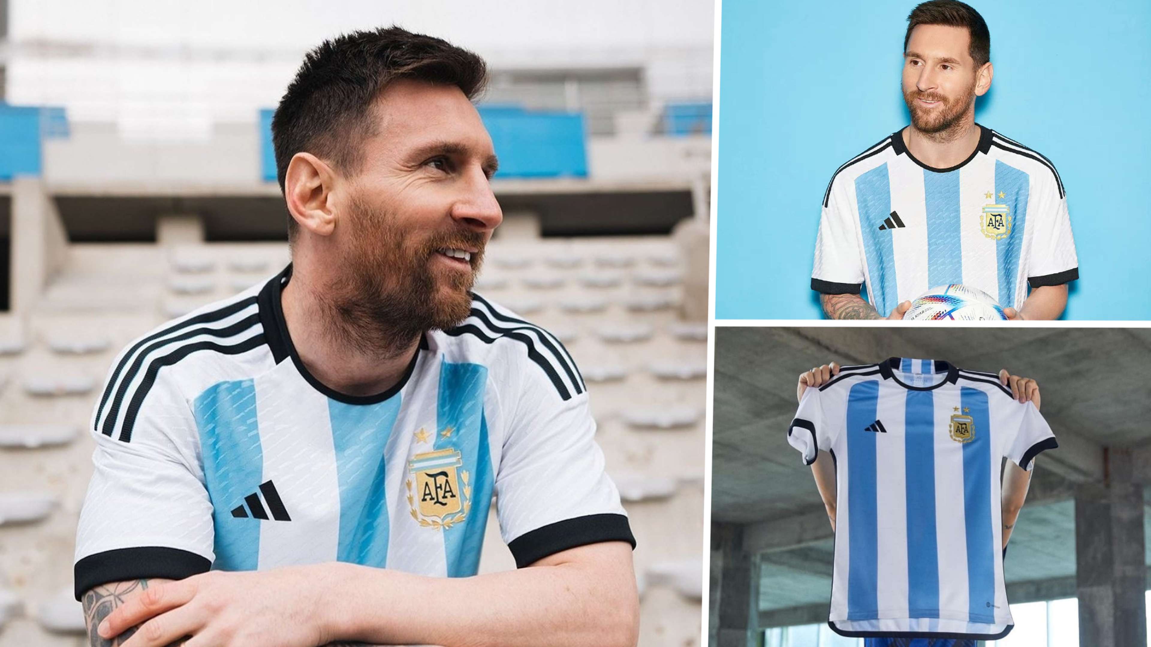 nueva camiseta argentina titular 2022-23 mundial Qatar