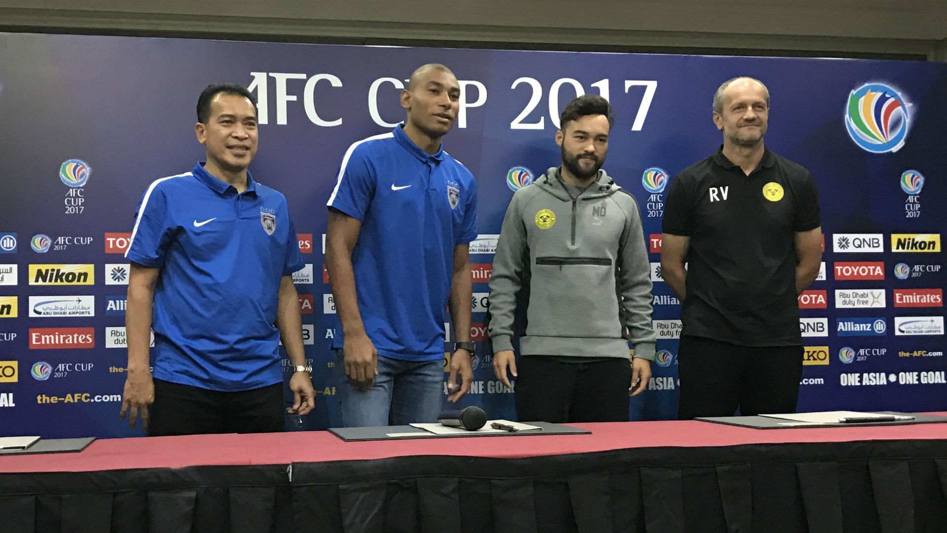 Ismail Ibrahim, Marcos Antonio, Manuel Ott, Risto Vidakovic, Johor Darul Ta'zim, Ceres, AFC Cup, 16/05/2017