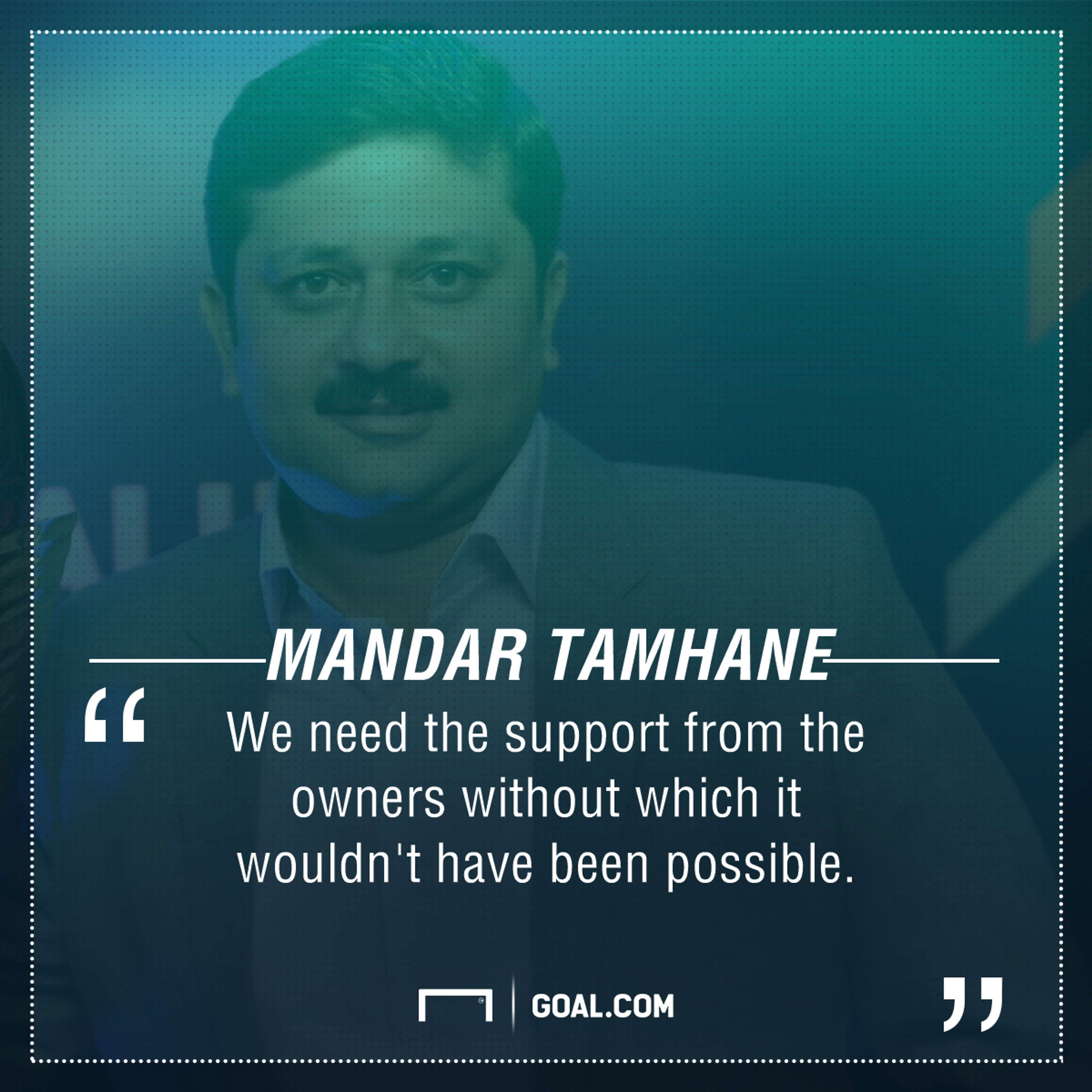 Mandar Bengaluru FC Quote