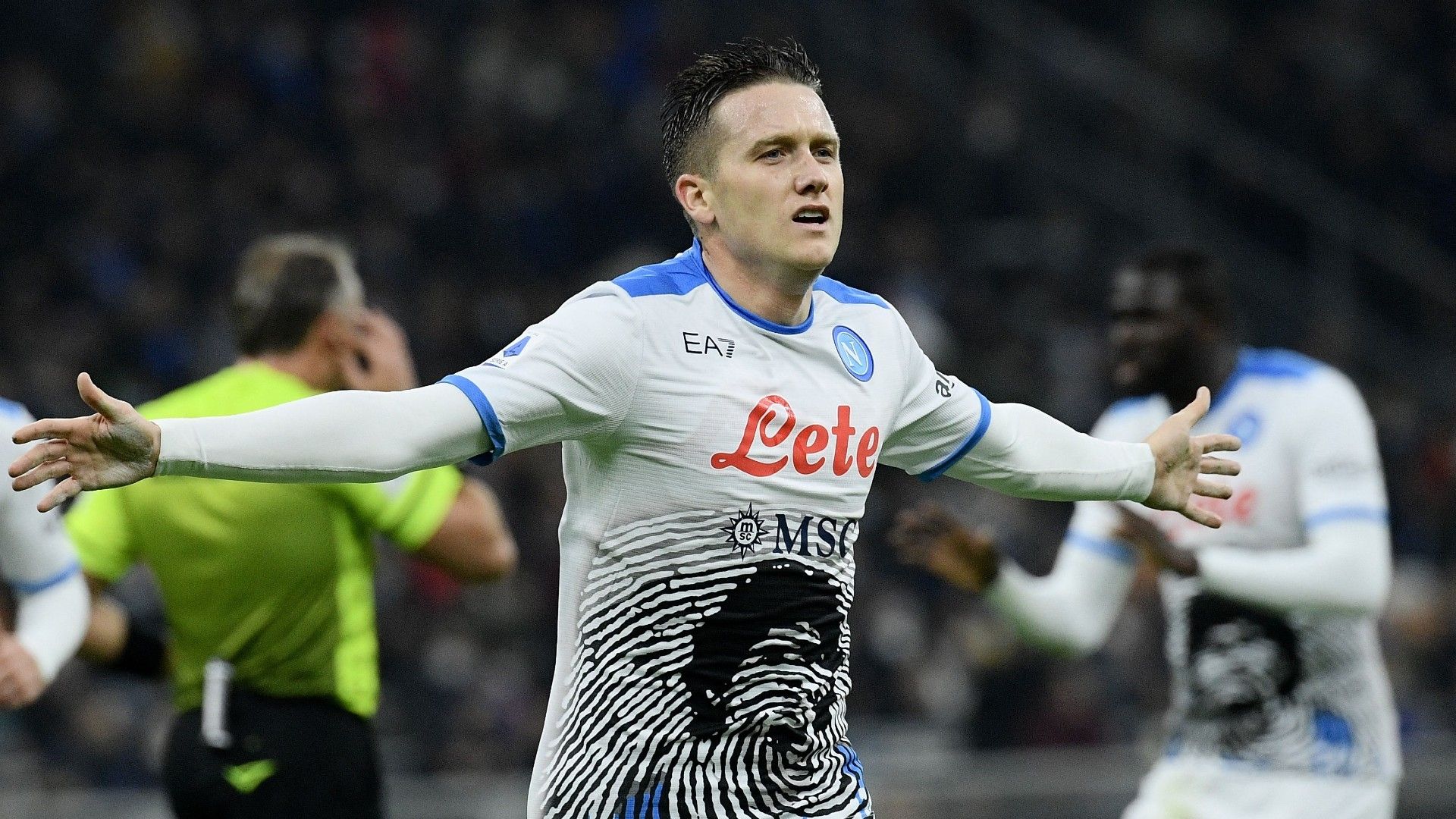 Piotr Zielinski Napoli Inter 2021-22