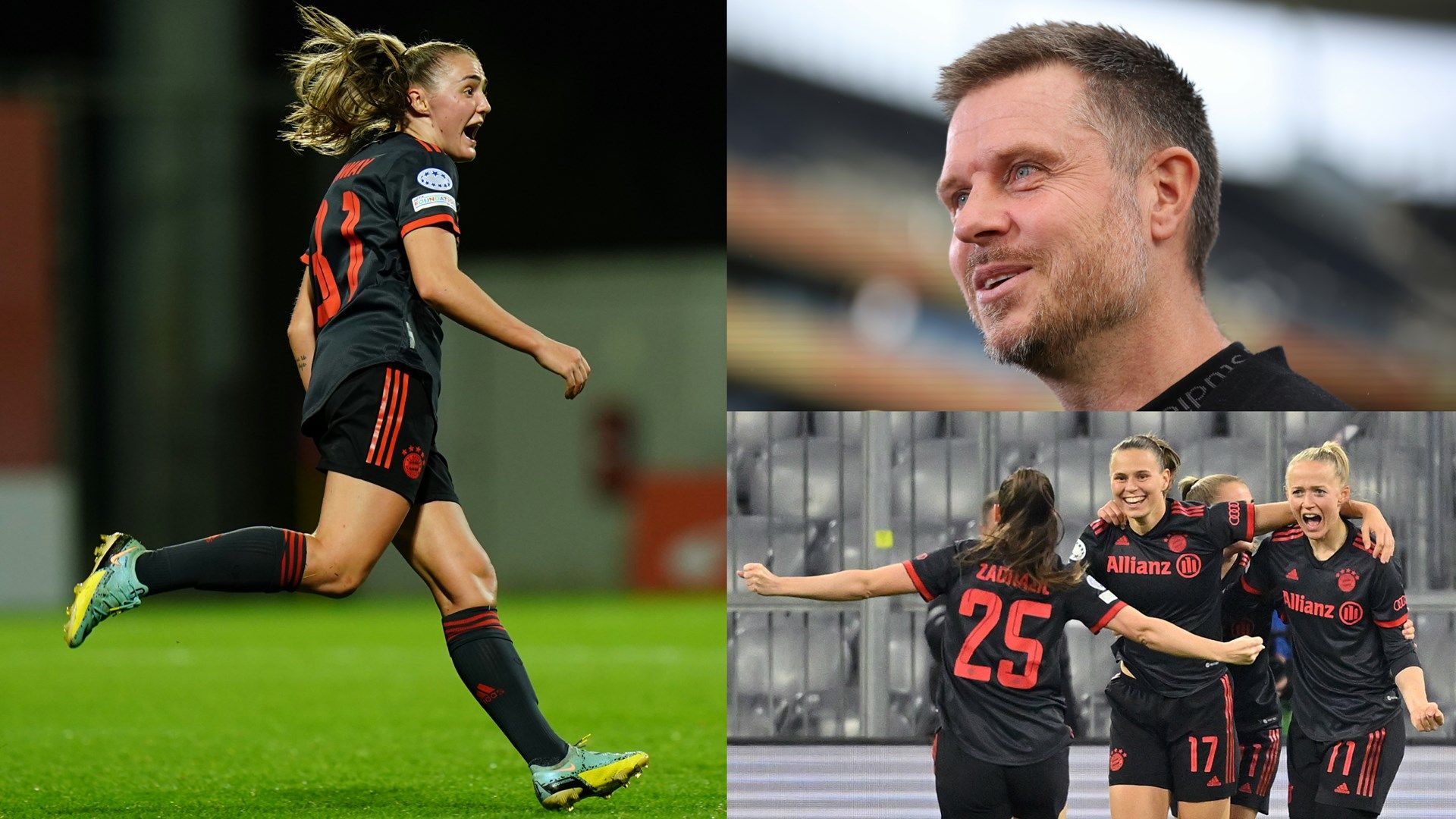 Georgia Stanway Alexander Straus Klara Buhl Bayern Munich 2022-23 GFX