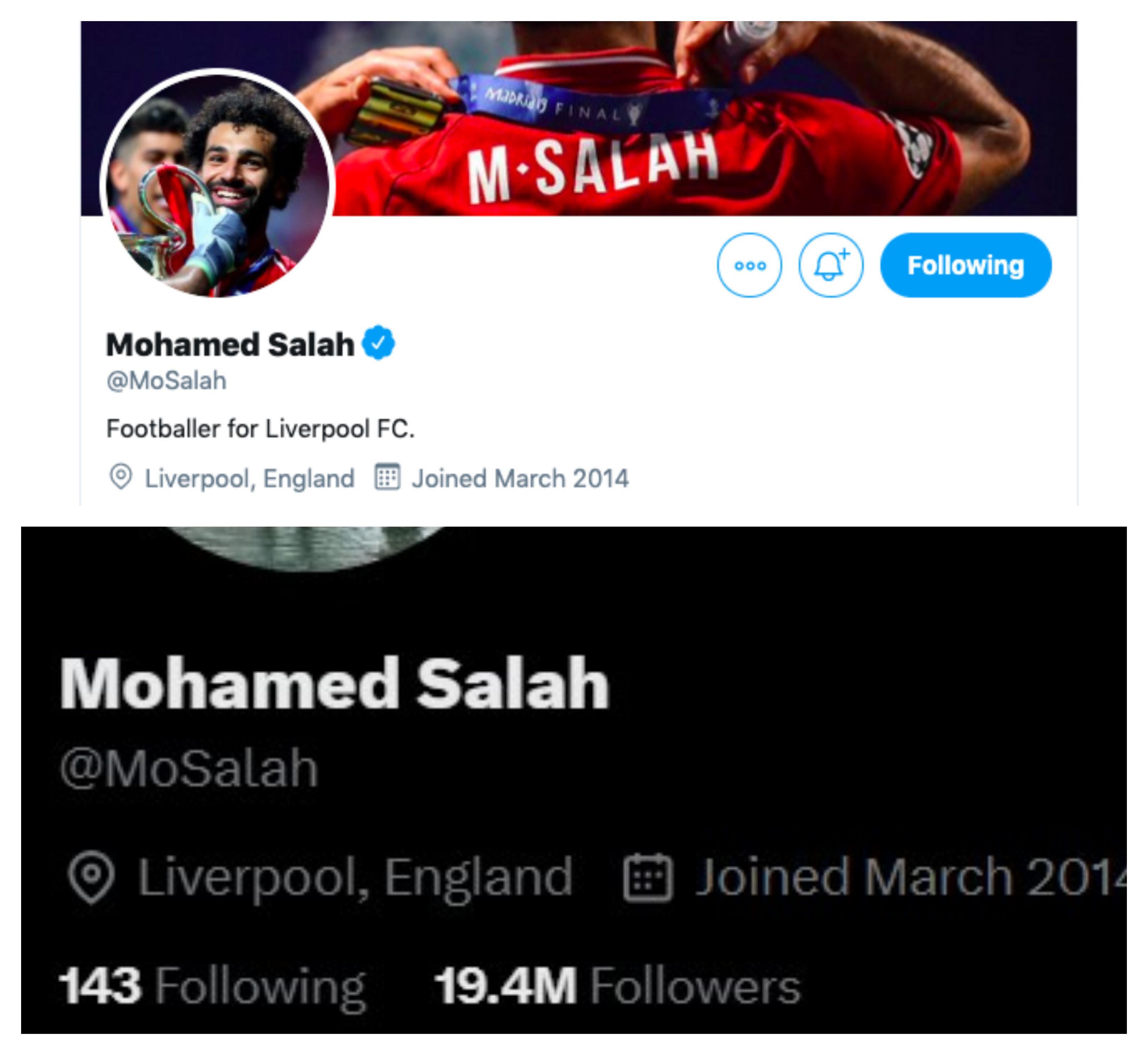 Mohamed Salah Account
