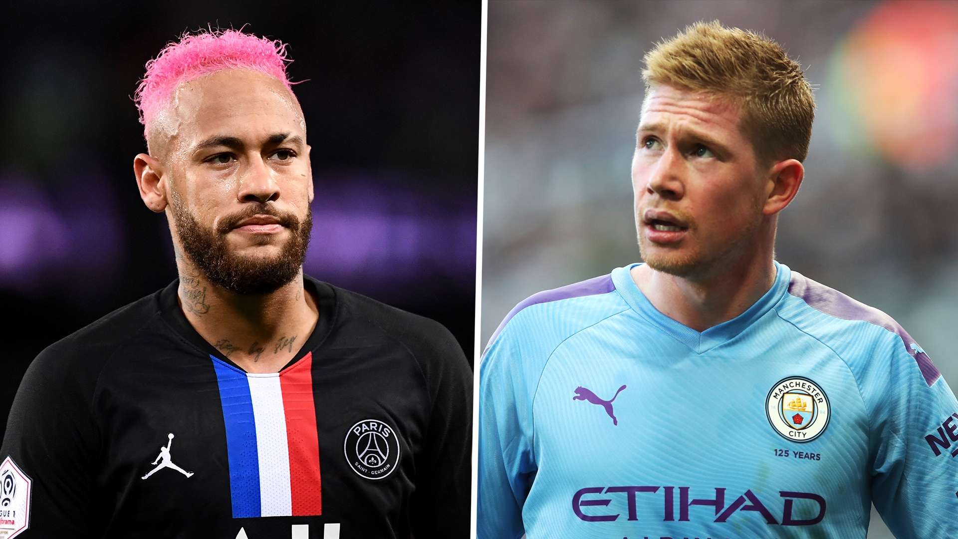 Neymar, Kevin De Bruyne