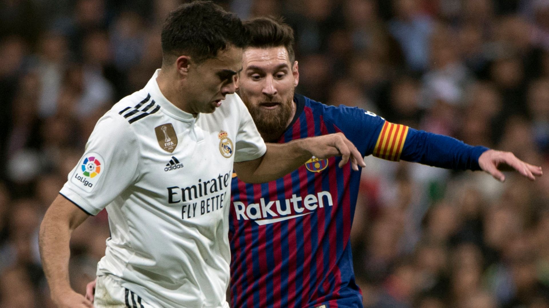 Sergio Reguilon Lionel Messi