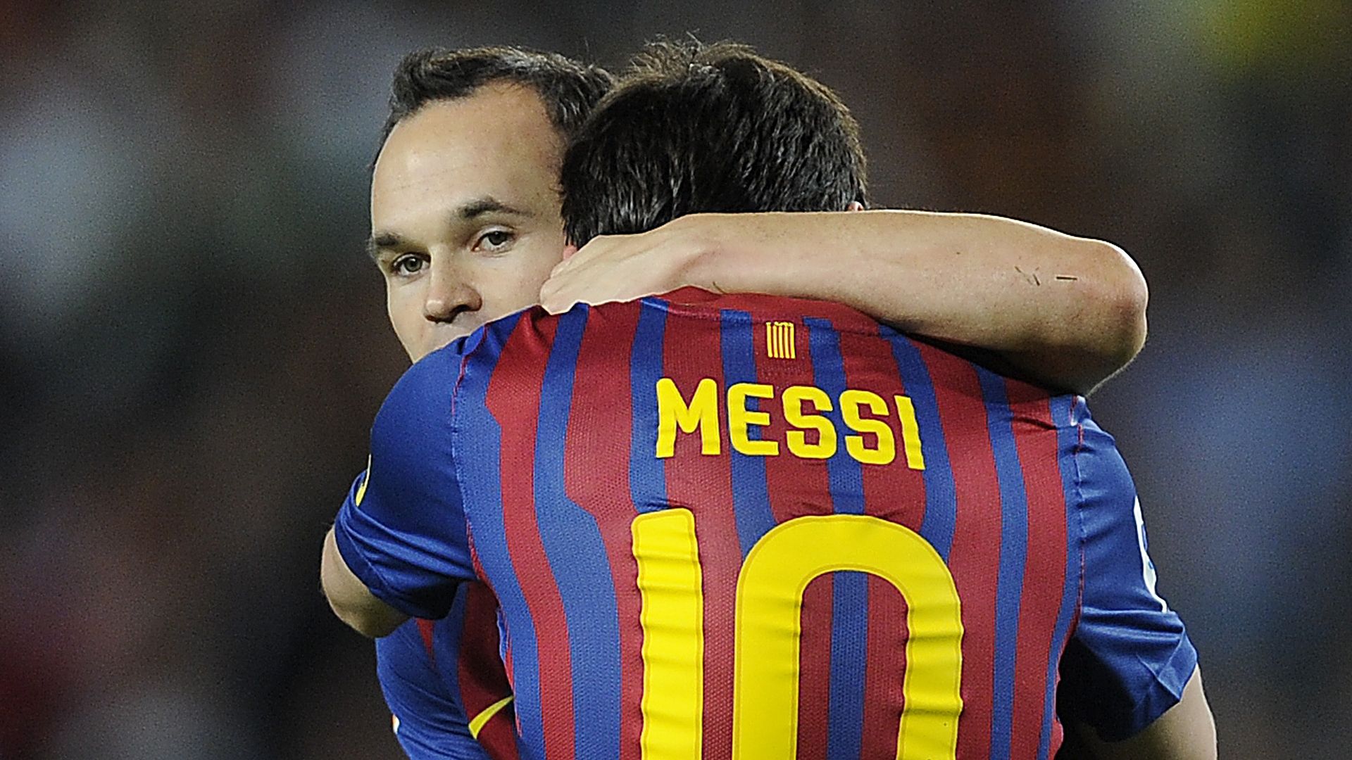 Andres Iniesta Lionel Messi FC Barcelona