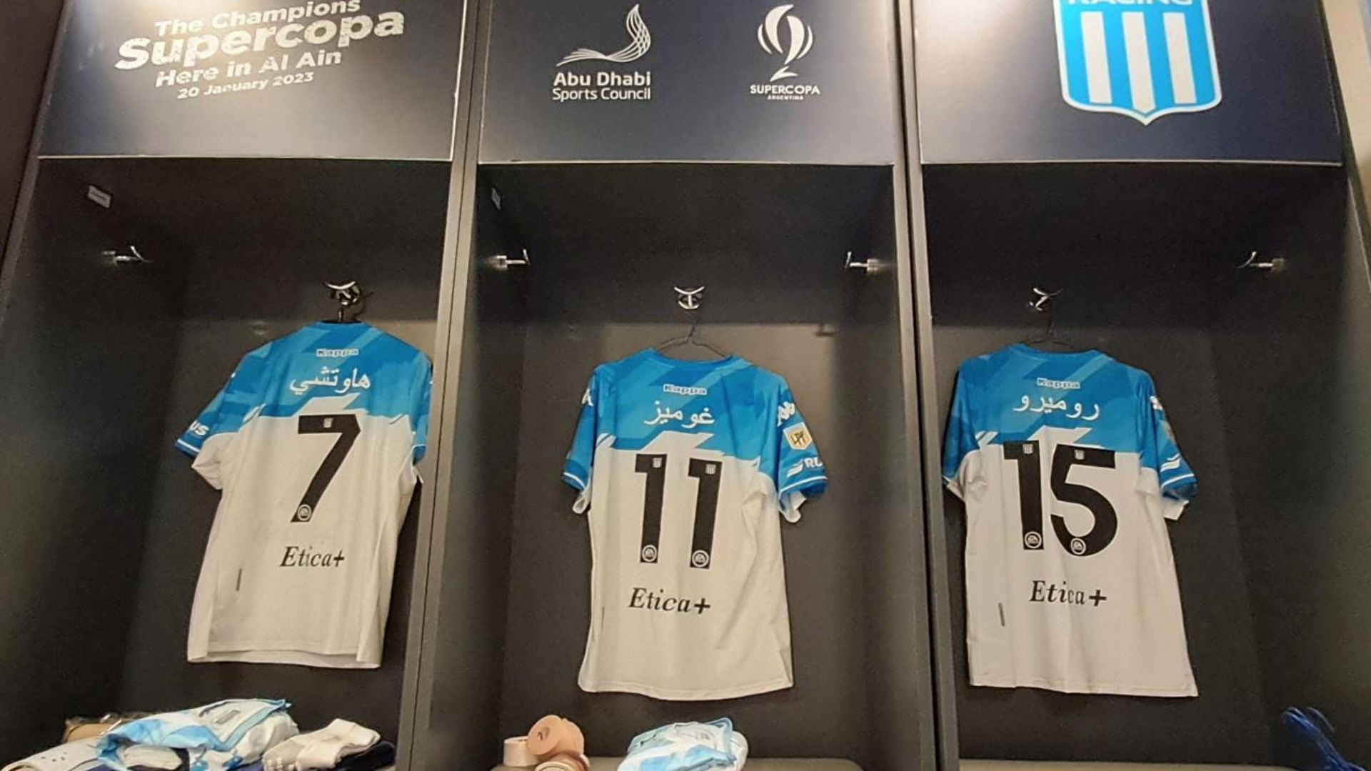 racing boca camisetas supercopa internacional 2023