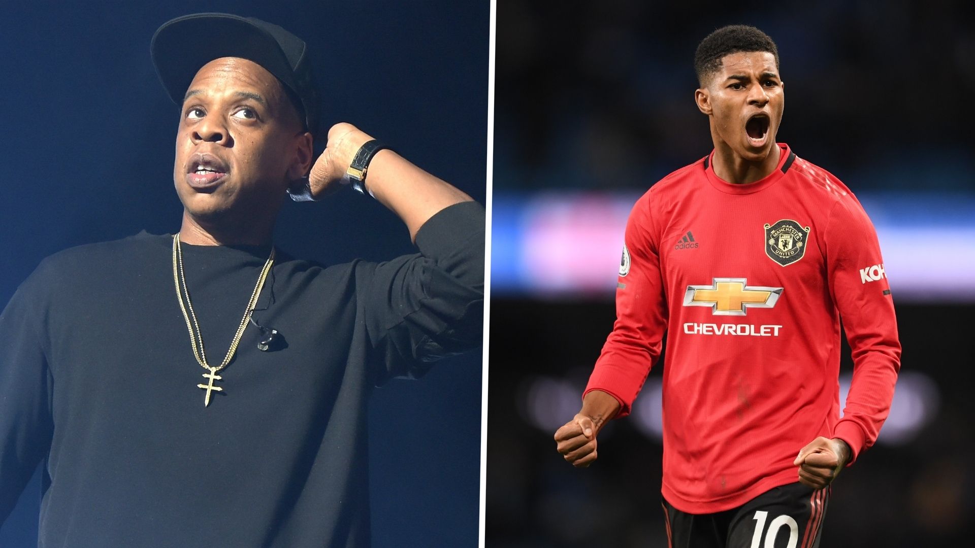 Jay-Z Marcus Rashford Manchester United