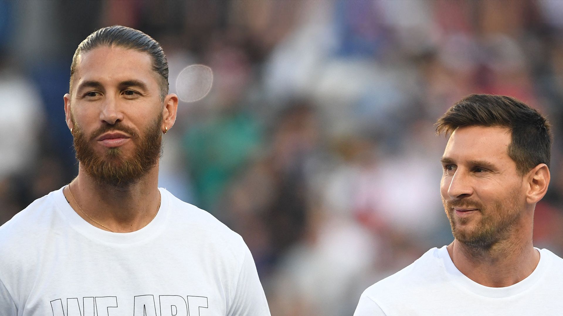 Sergio Ramos Lionel Messi PSG