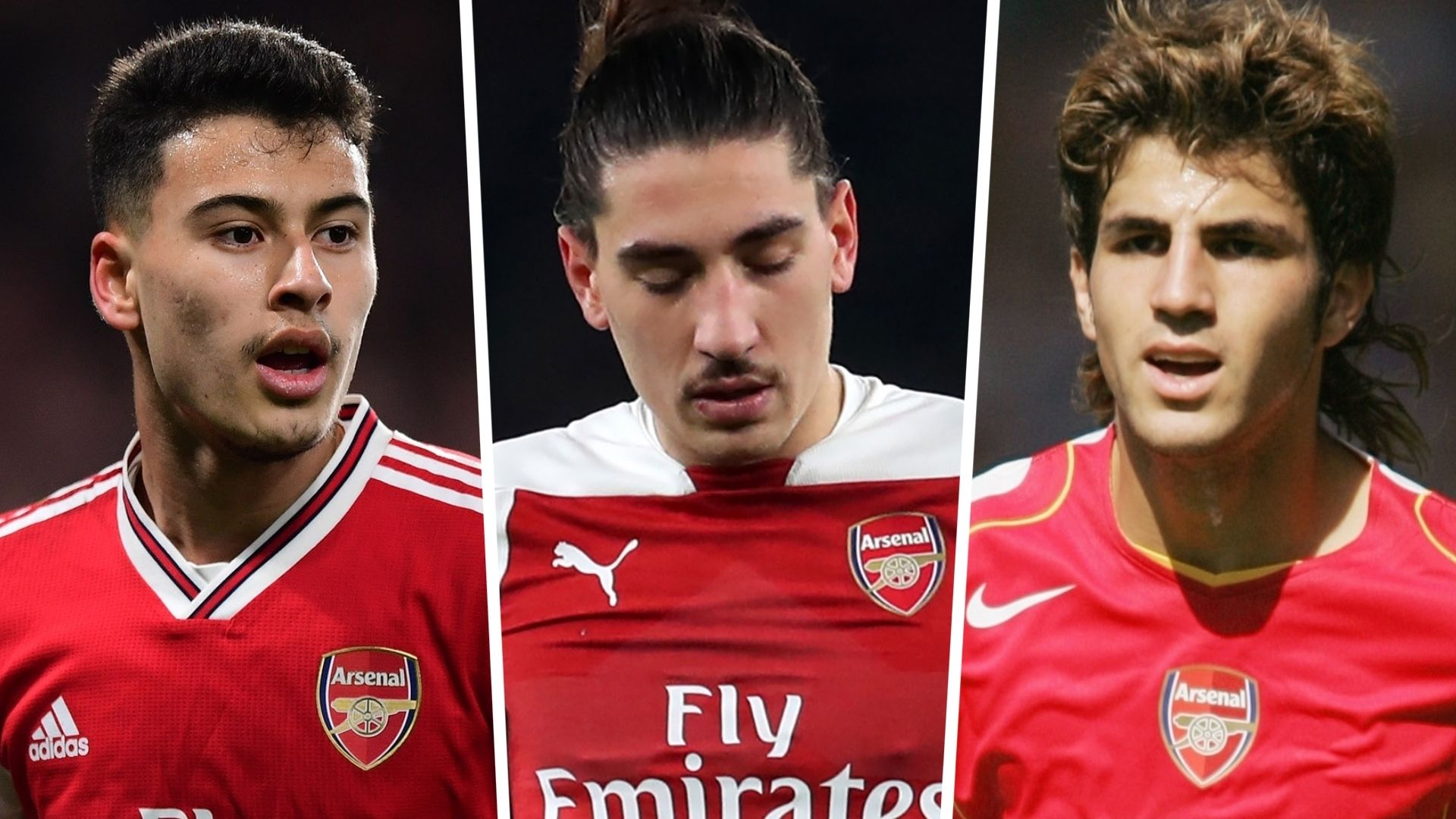 Gabriel Martinelli, Hector Bellerin, Cesc Fabregas, Arsenal