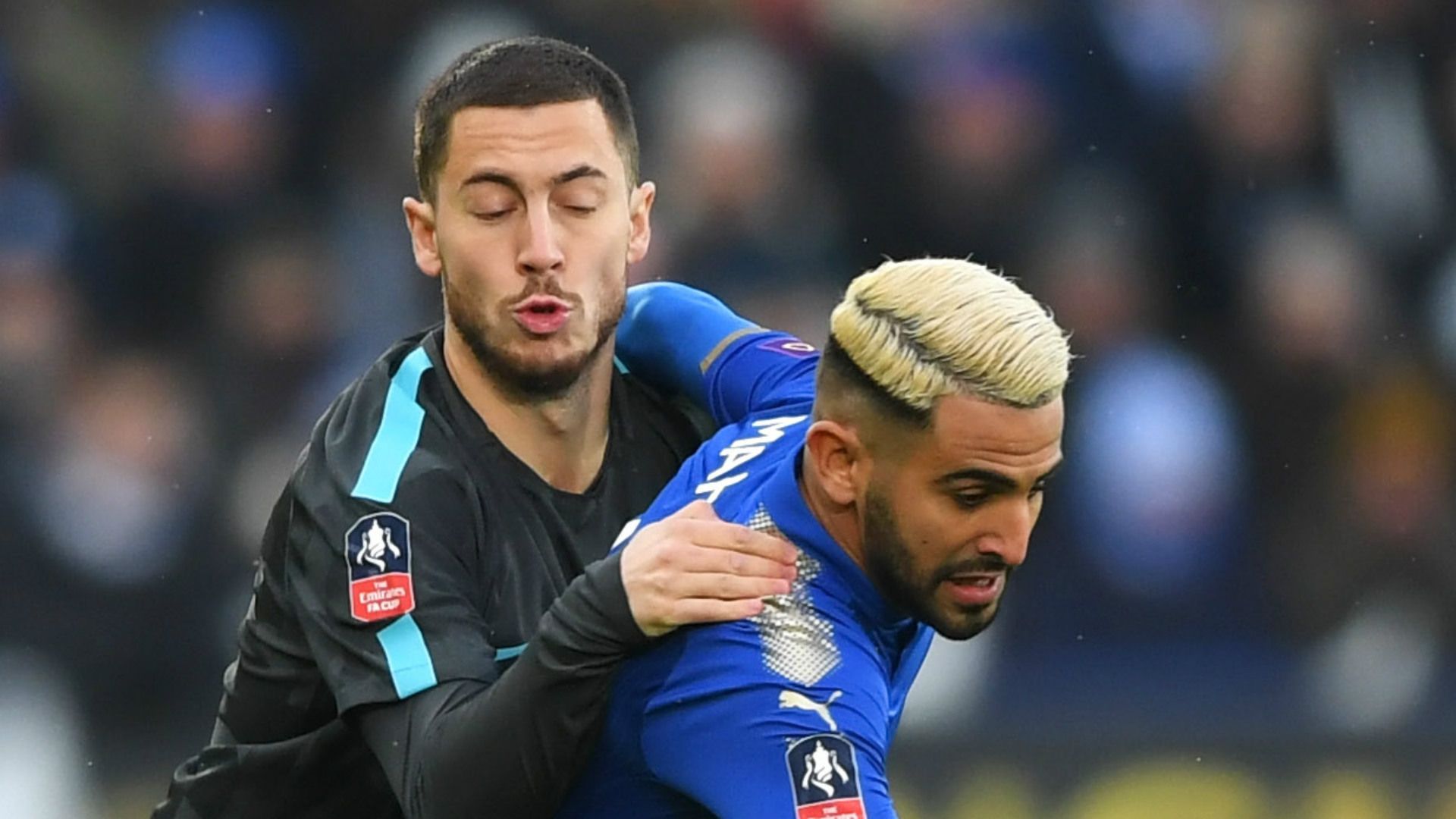 Eden Hazard Riyad Mahrez