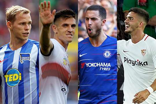 Ondrej Duda & Krzysztof Piatek & Eden Hazard & Andre Silva