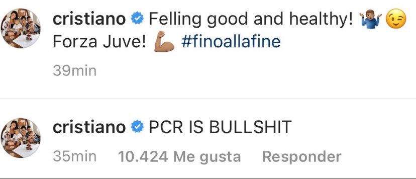 juventus cristiano ronaldo pcr mierda
