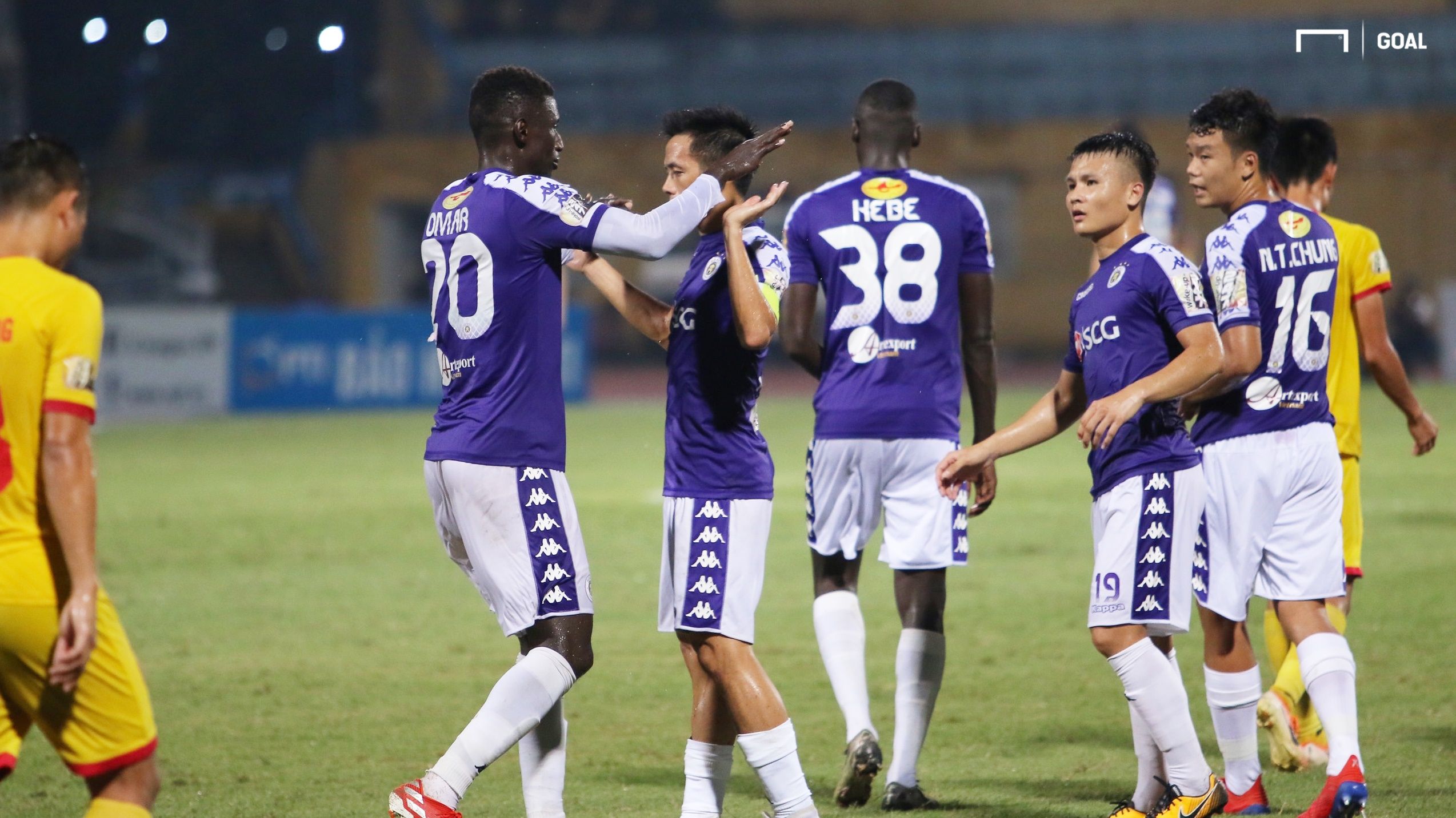 Pape Omar Faye Ha Noi FC vs Nam Dinh Round 22 V.League 2019