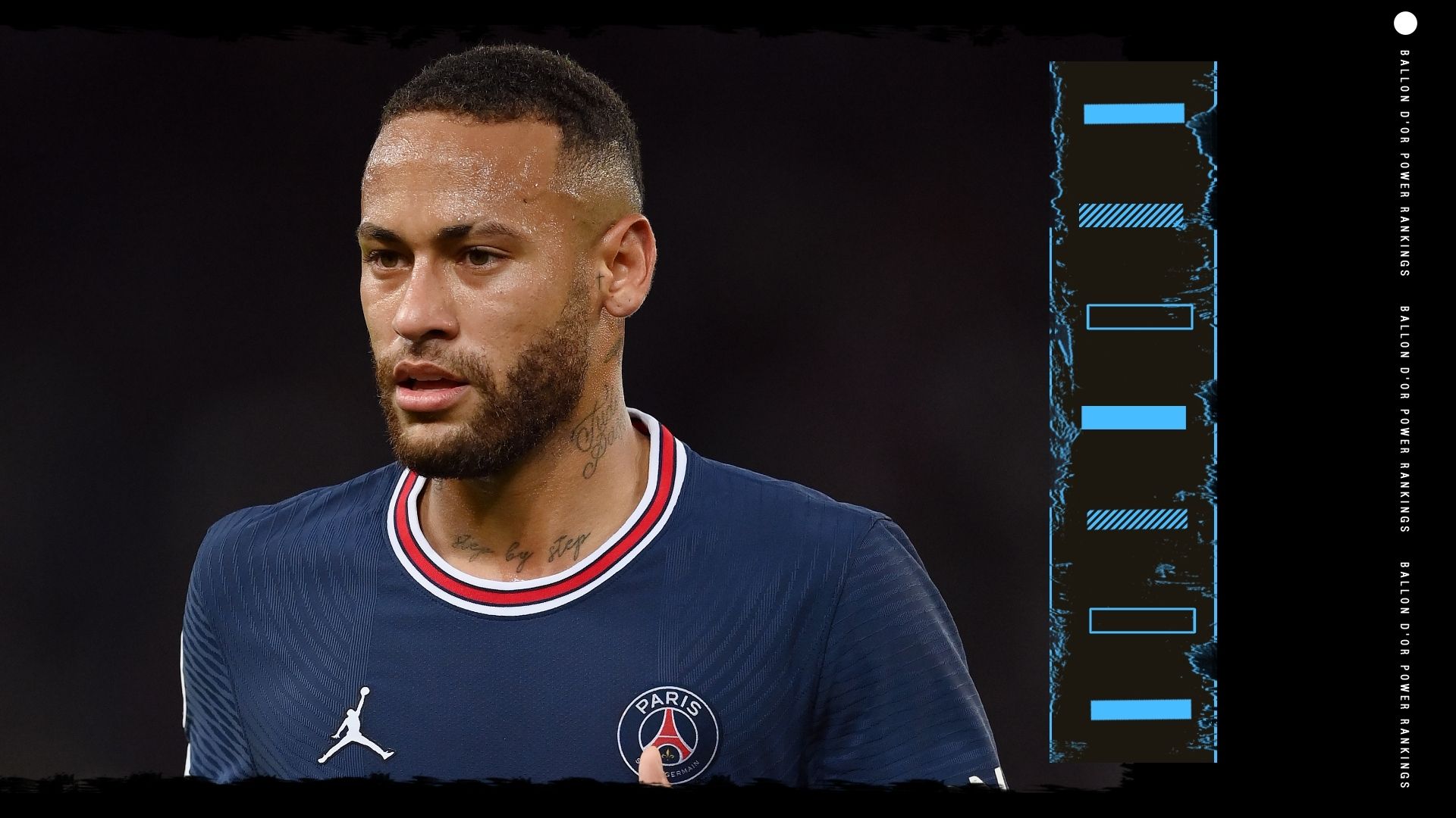 Neymar Ballon d'Or Rankings GFX