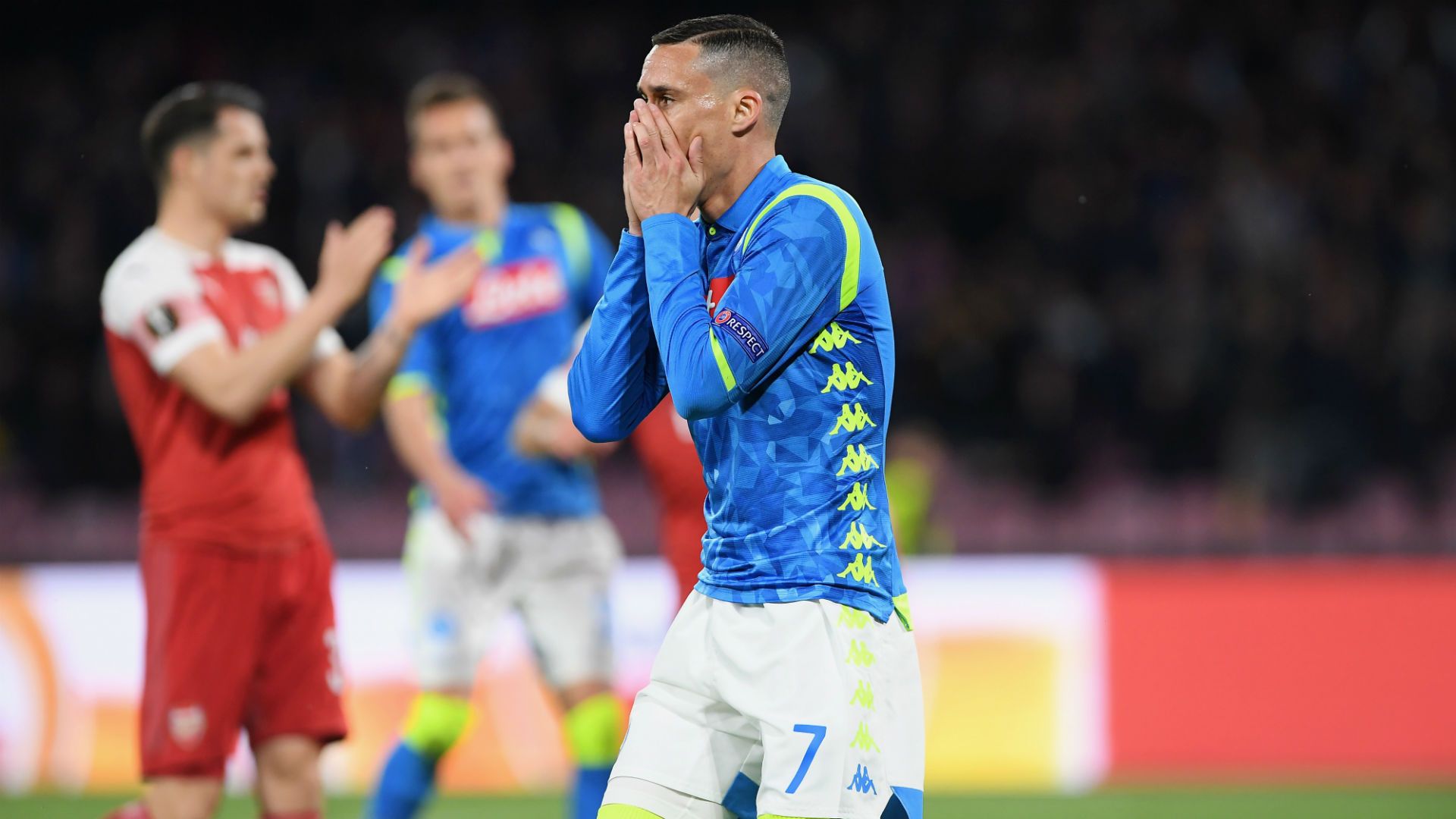 Callejon Napoli Arsenal Europa League