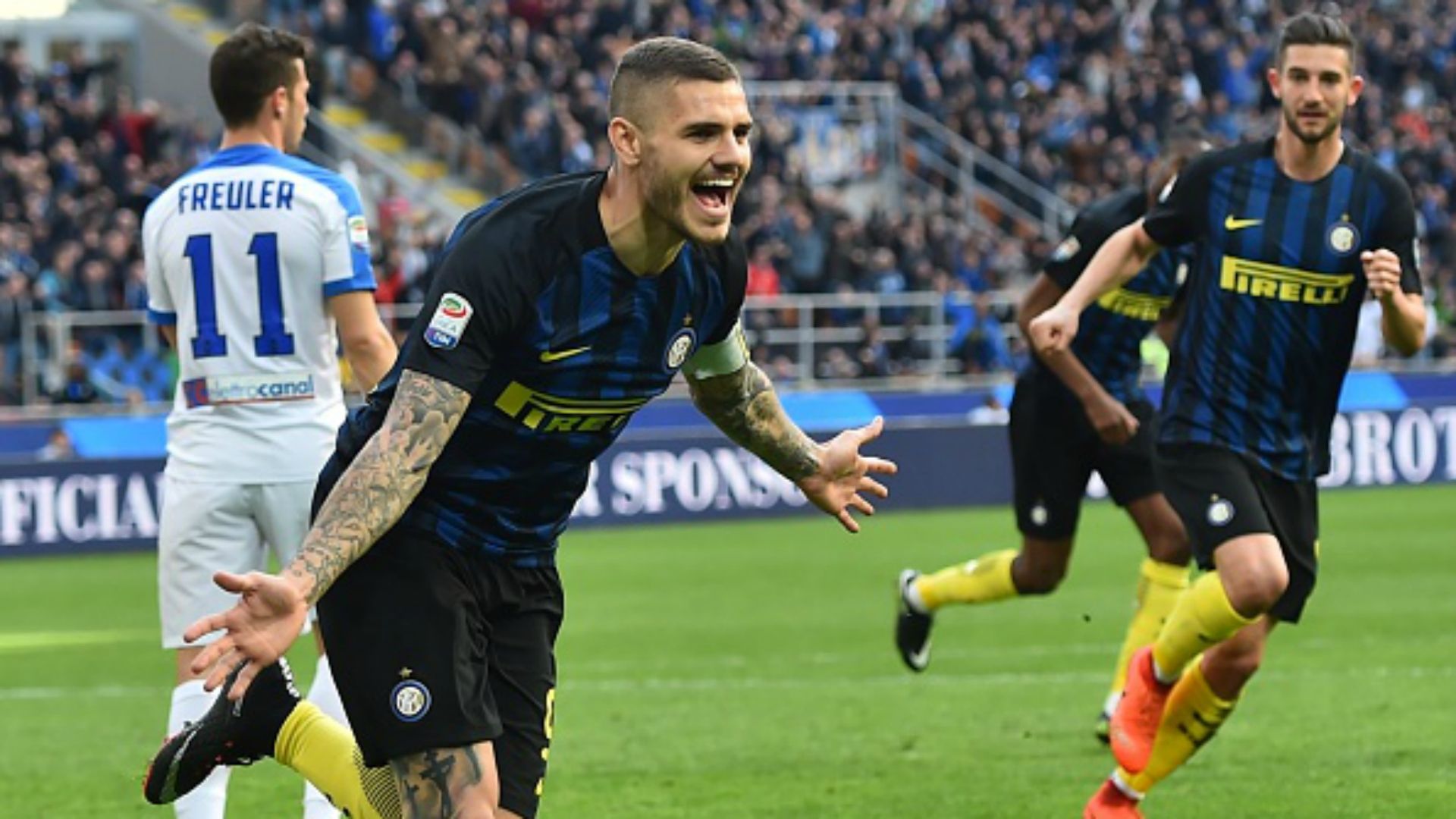 Mauro Icardi Inter Atalanta Serie A