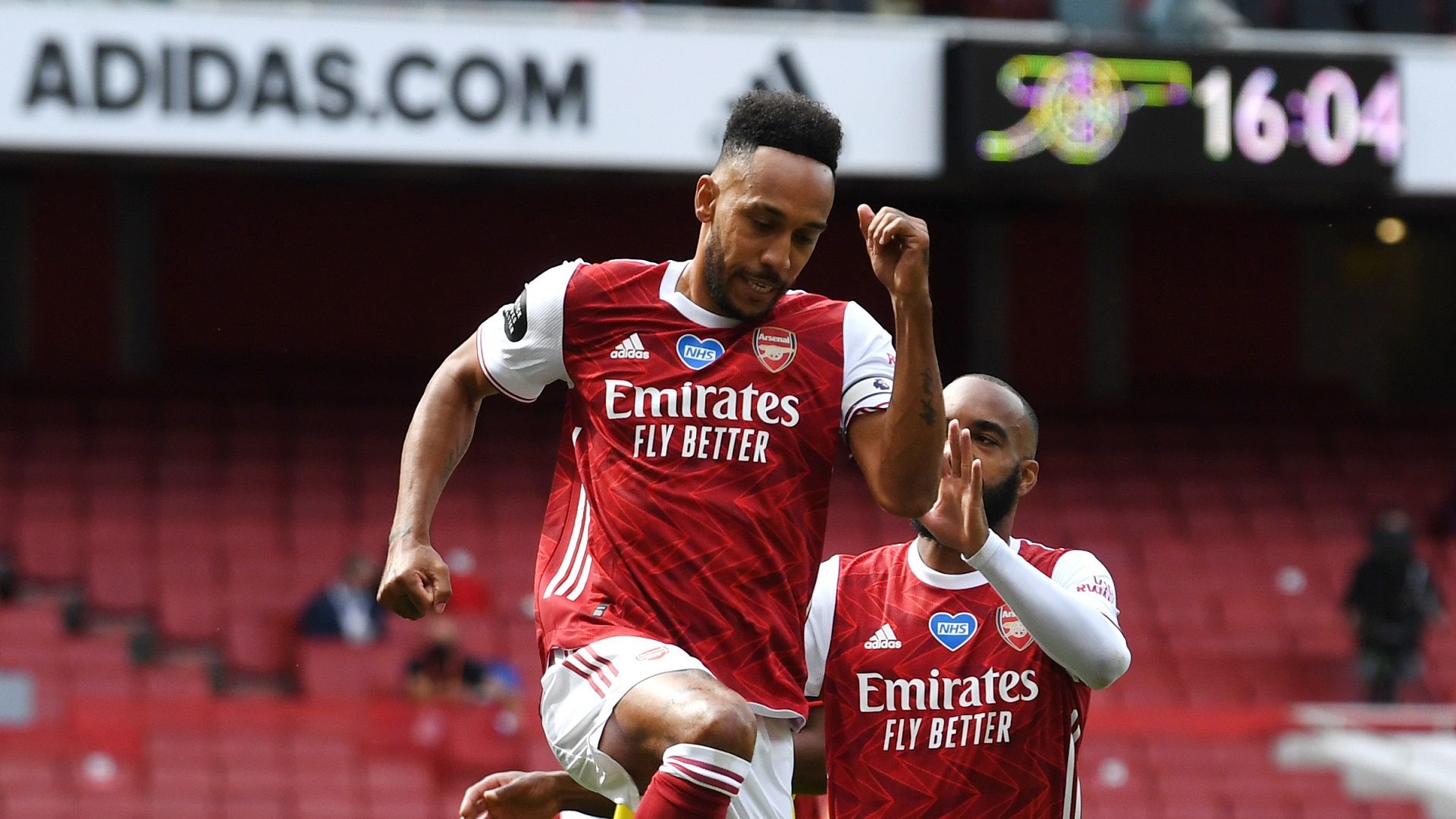 Pierre-Emerick Aubameyang Alexandre Lacazette Arsenal 2019-20