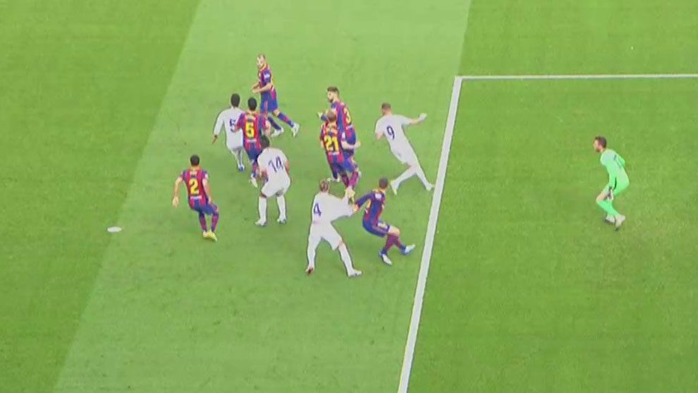 PENALTI LENGLET RAMOS BARCELONA REAL MADRID 24102020