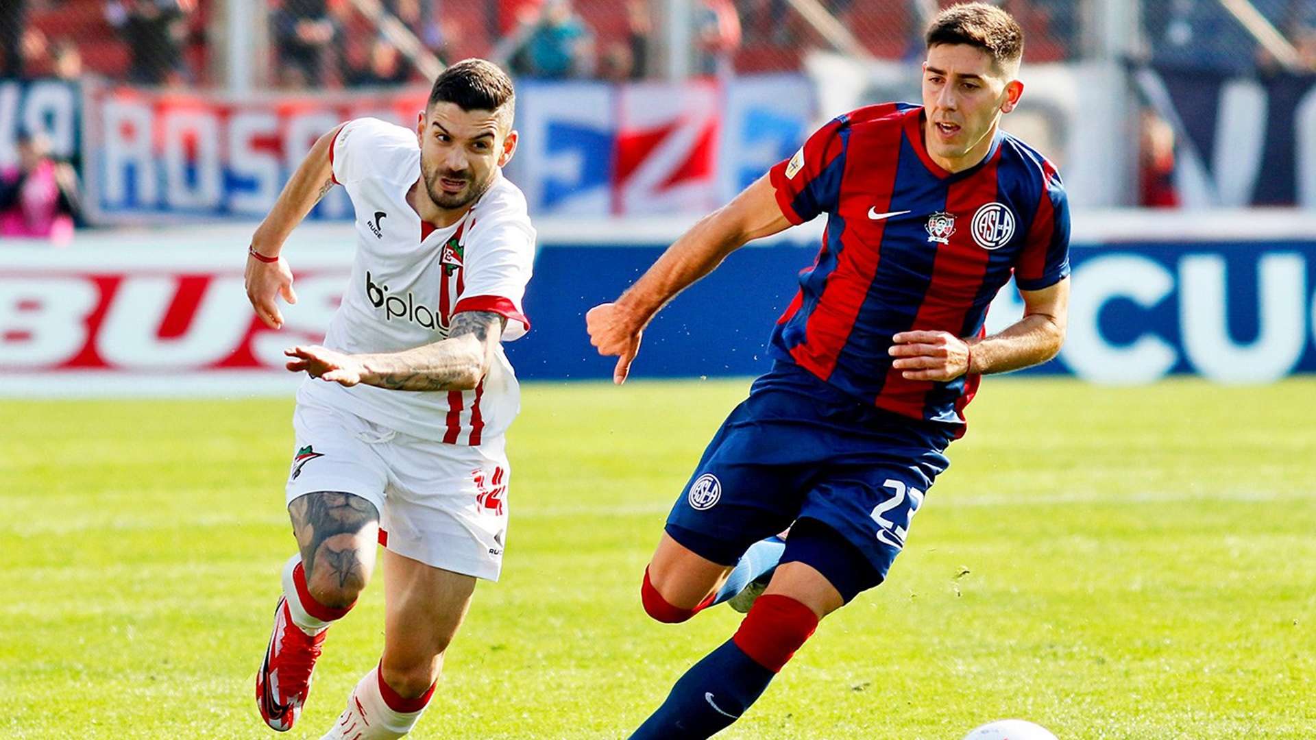 Hernan Toledo Estudiantes Gaston Hernandez San Lorenzo Torneo Liga Profesional 07082022