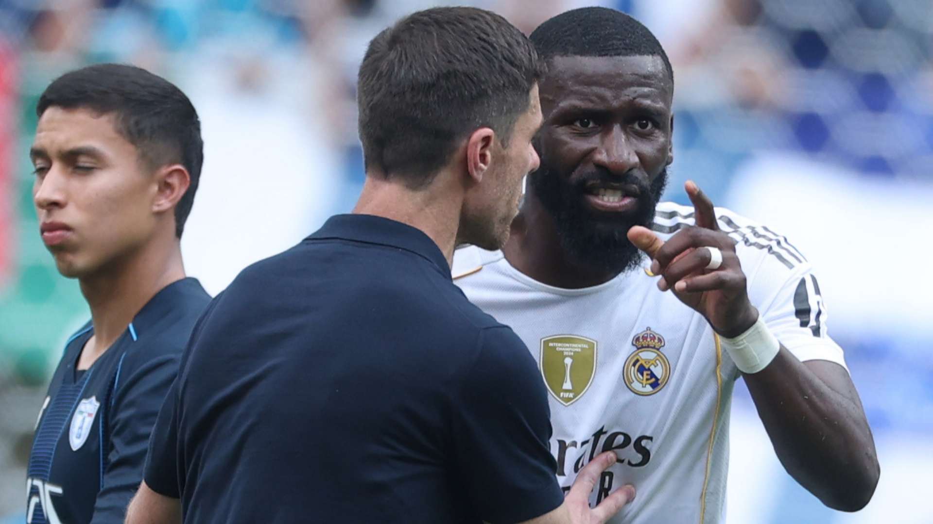 Antonio Rudiger Xabi Alonso Real Madrid Pachuca 2025 FIFA Club World Cup