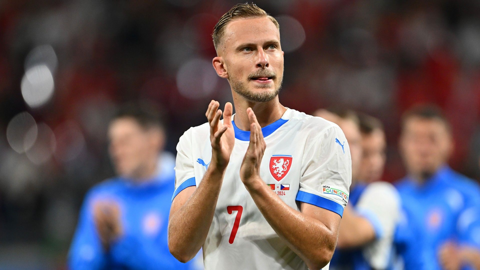 Antonin Barak of Czechia applauds 