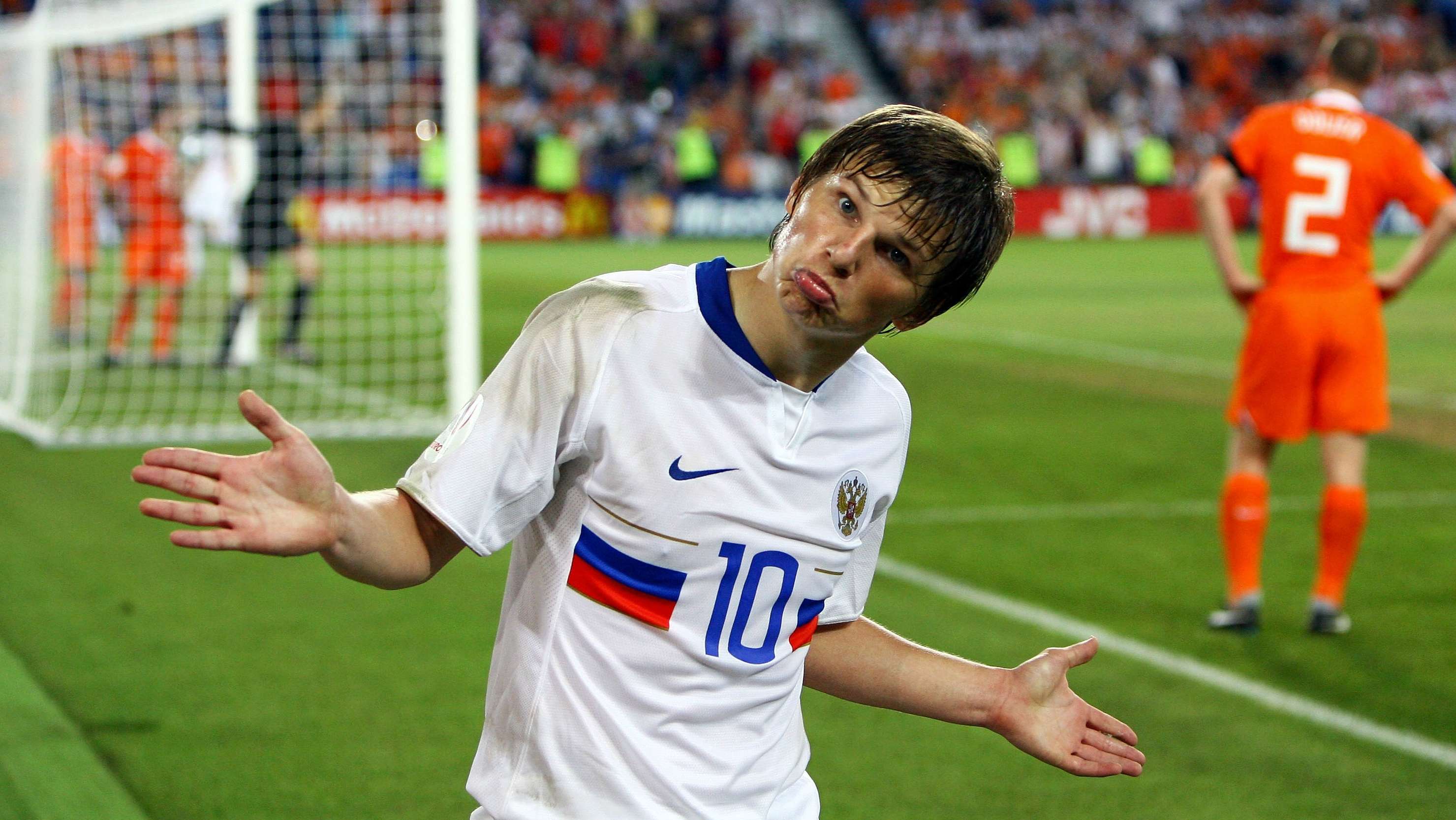 Arshavin Russia Netherlands Euro 2008