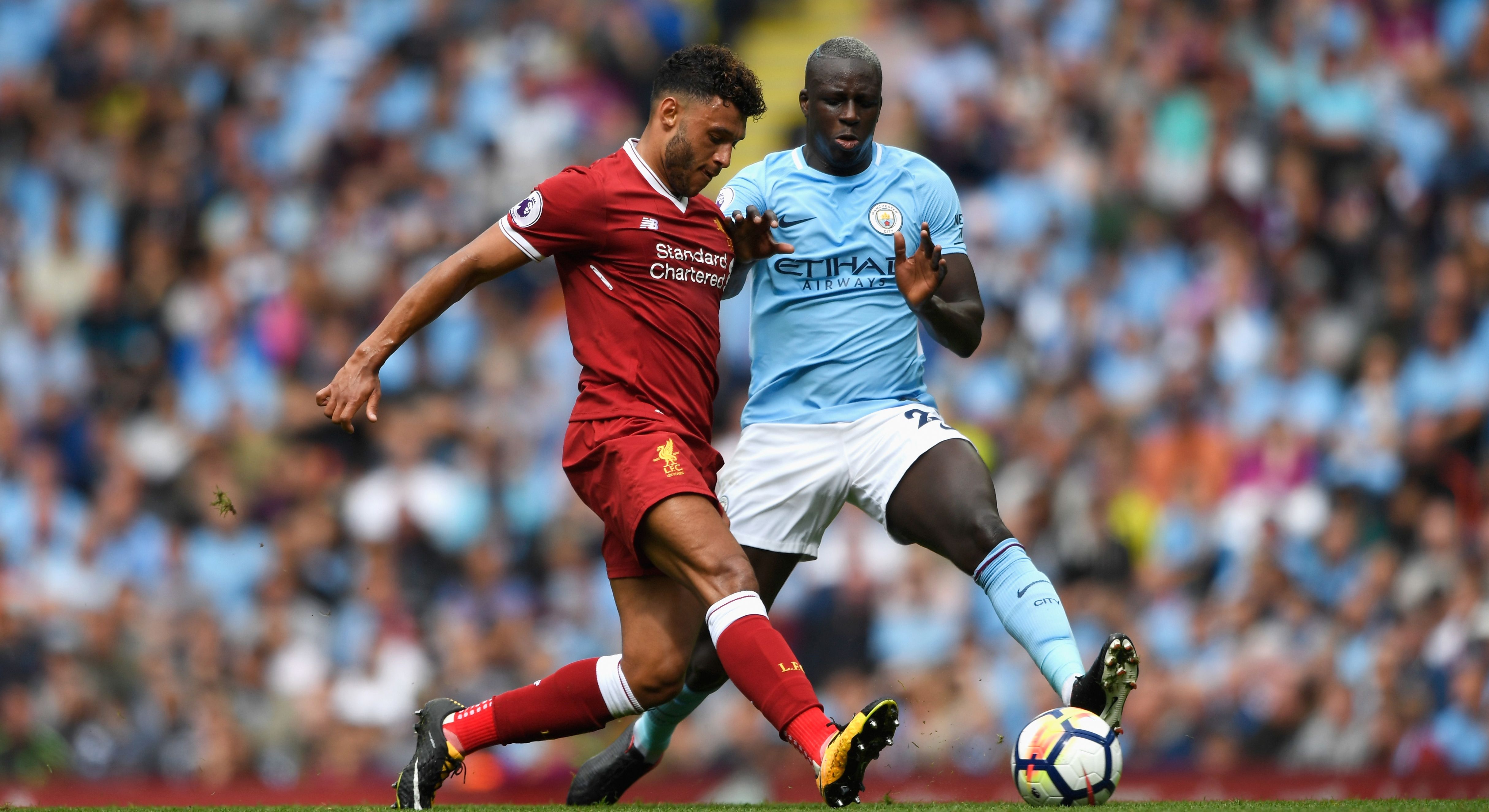 Alex Oxlade-Chamberlain Benjamin Mendy Manchester City Liverpool