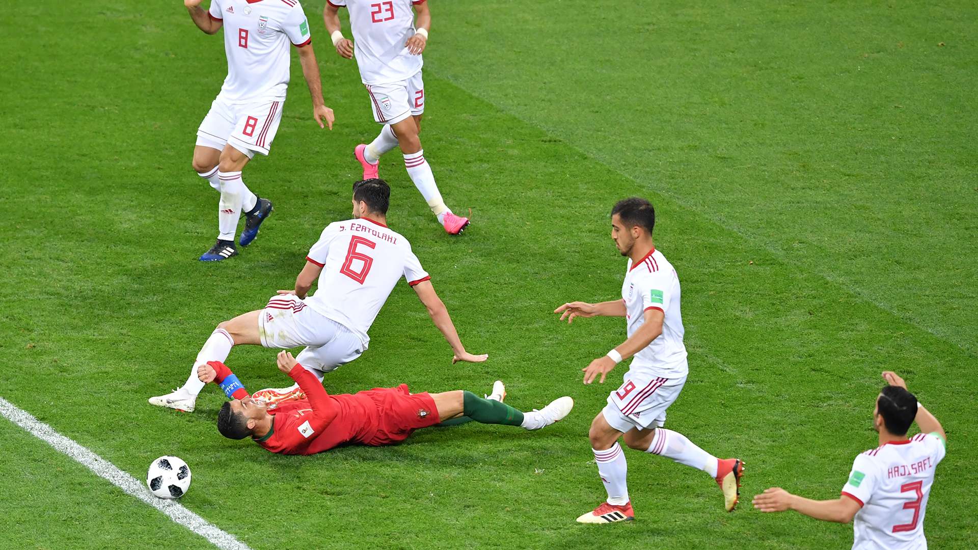 Cristiano Ronaldo Portugal Iran World Cup 2018
