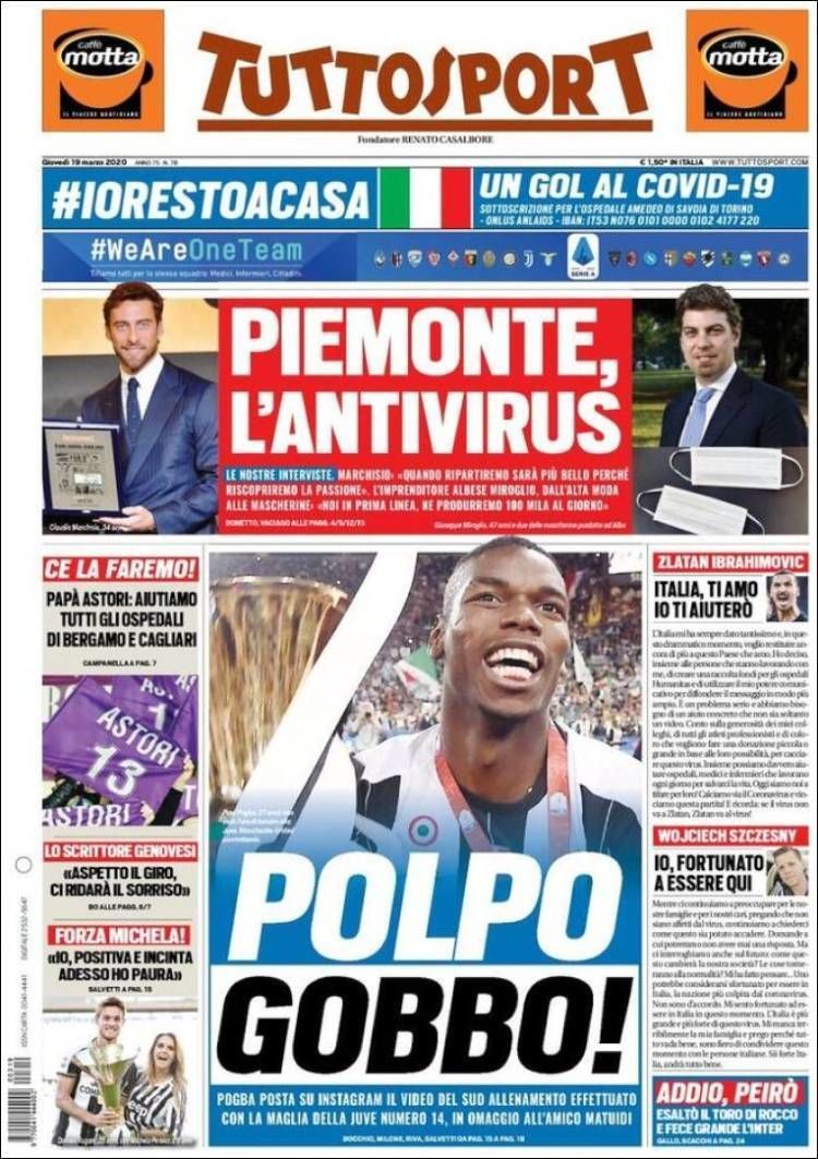 19 March Tuttosport