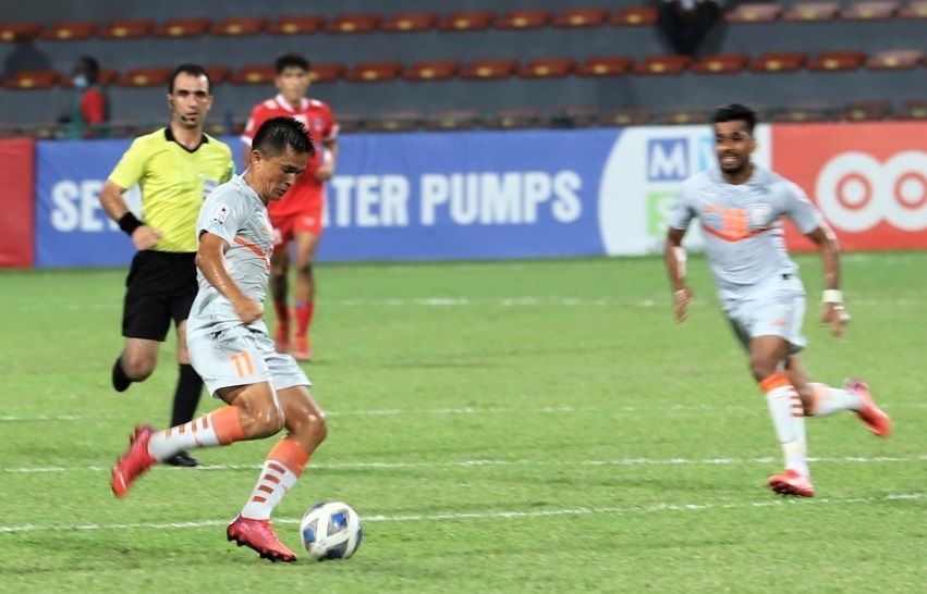 India vs Nepal Sunil Chhetri