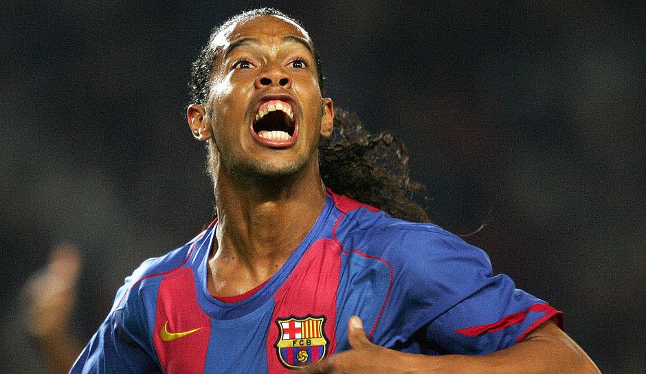 GER ONLY FC BARCELONA STARTELF MESSI DEBÜT RONALDINHO