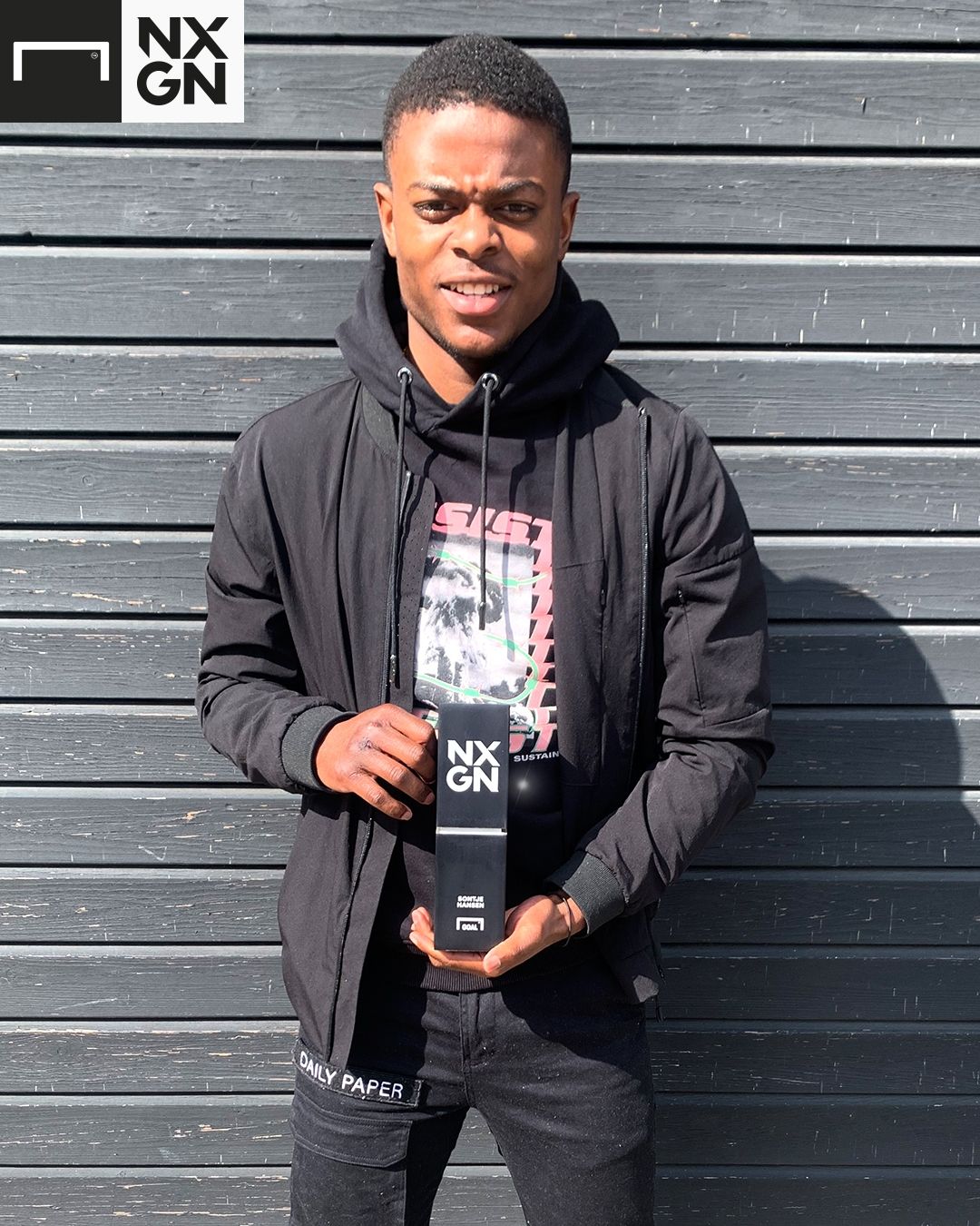 EMBED ONLY Sontje Hansen NXGN award GFX