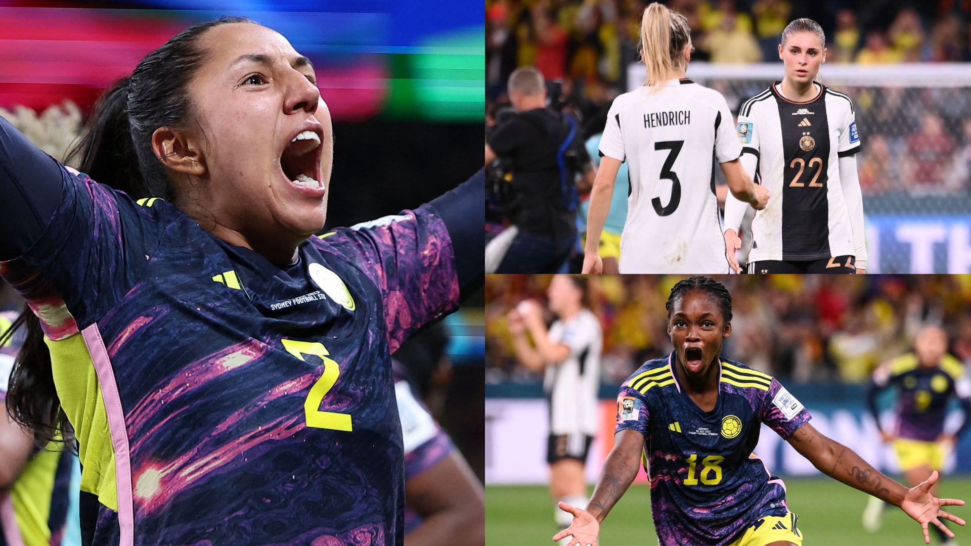 Colombia Germany WWC split