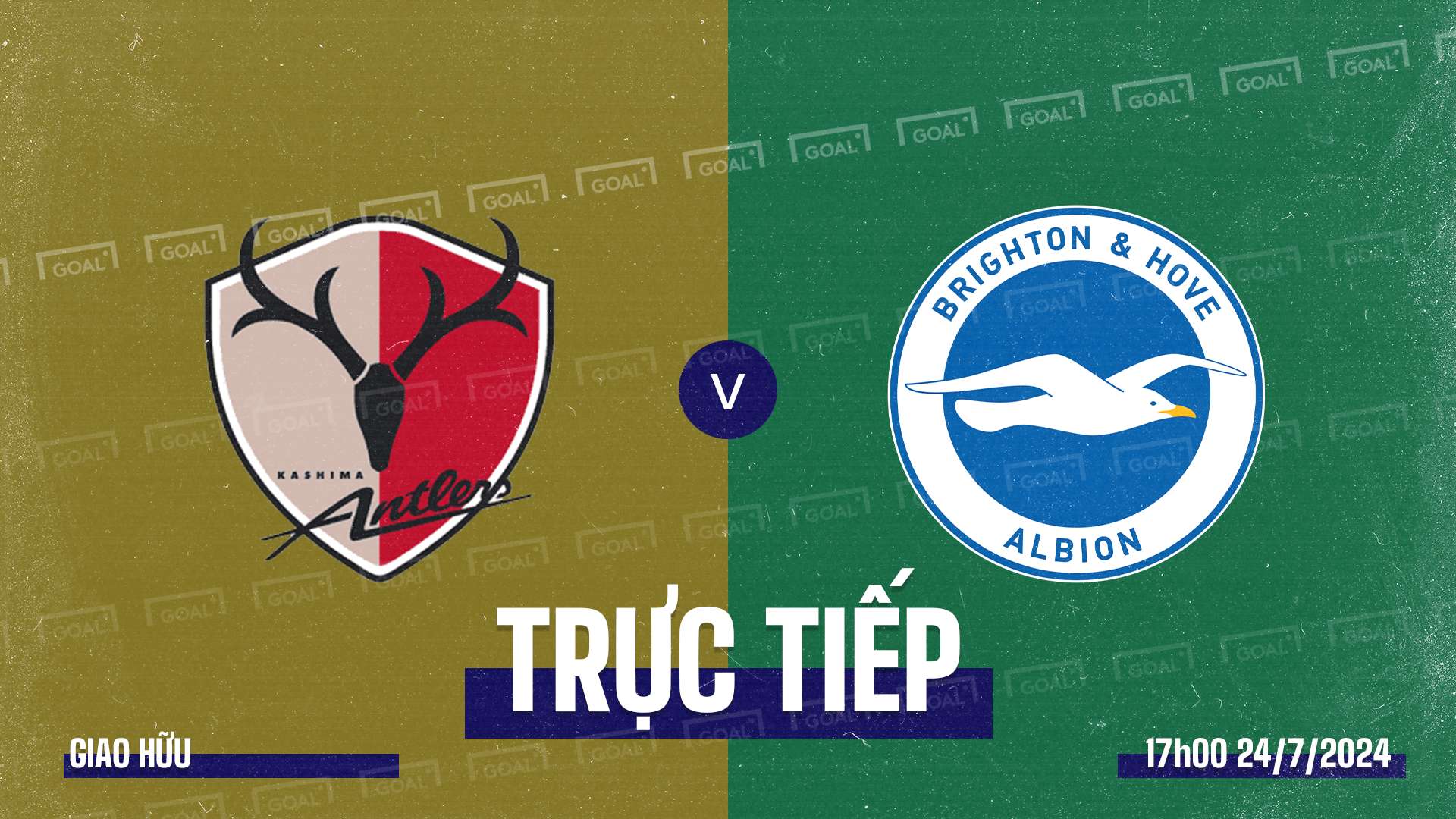 Kashima vs Brighton 2024 GFX