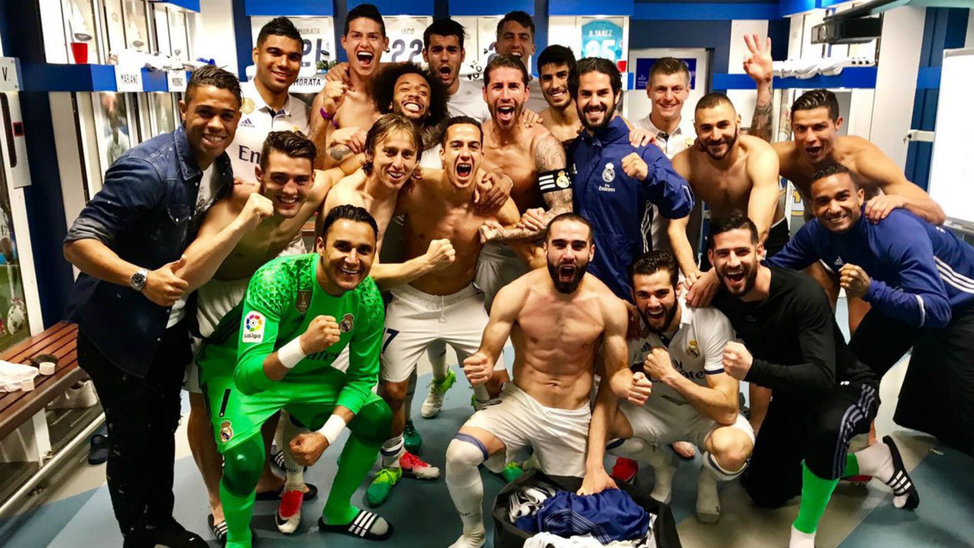 Real Madrid vestuario Valencia