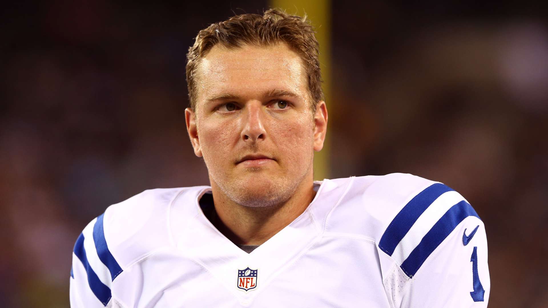 Punter Pat McAfee #1 of the Indianapolis Colts