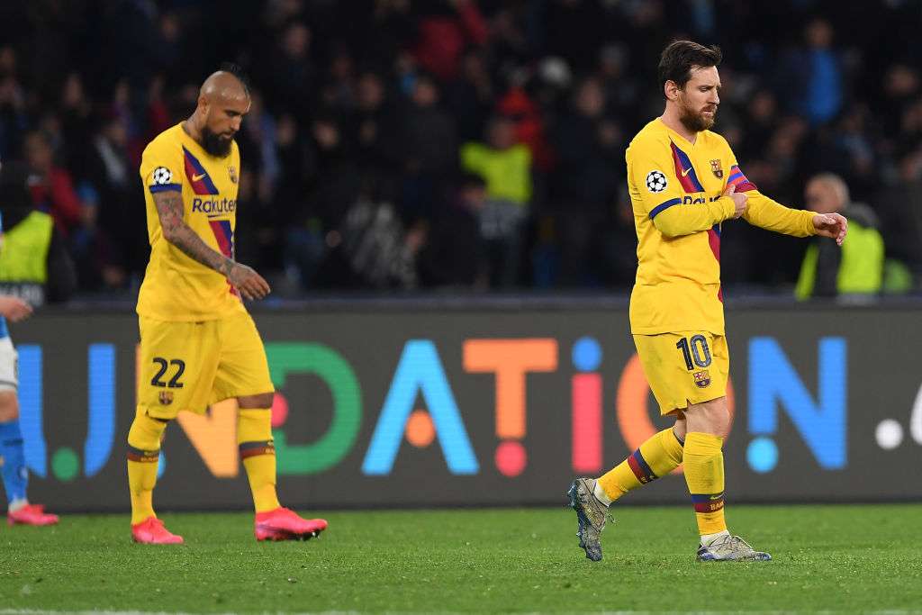 Arturo Vidal Lionel Messi