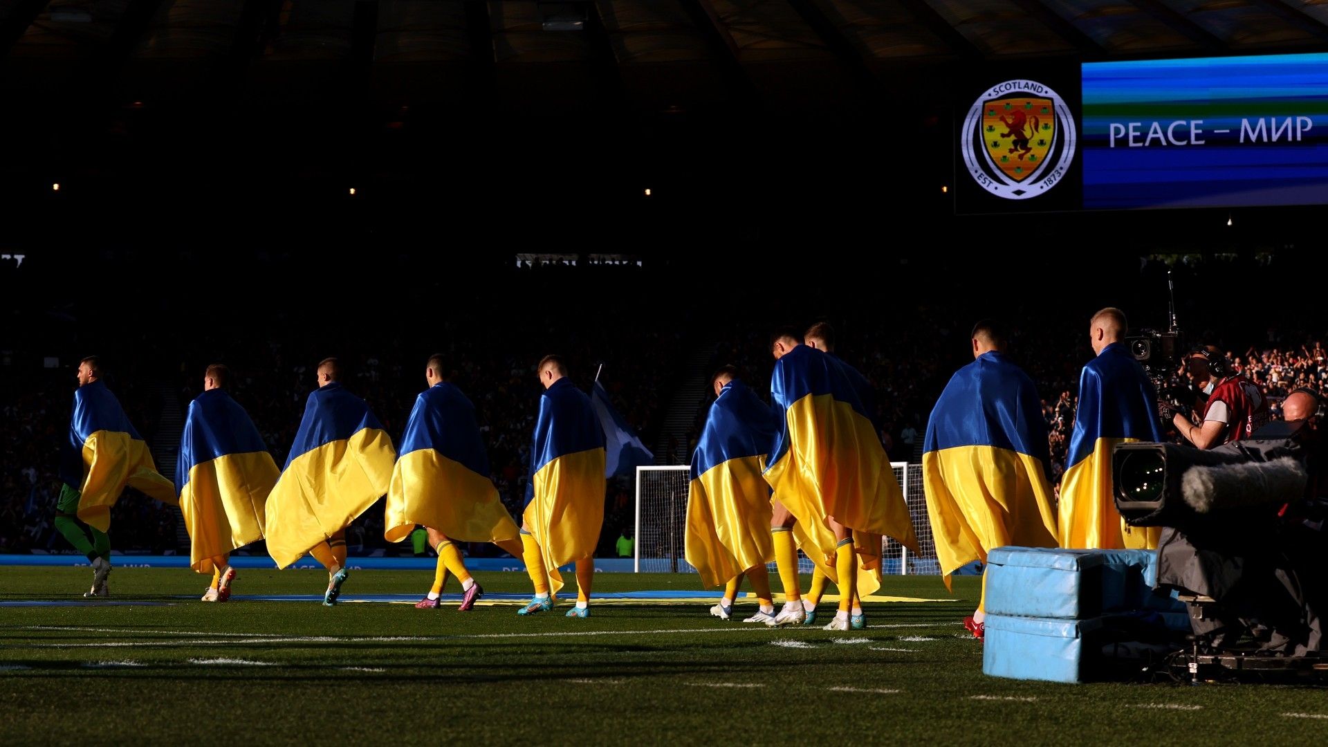 Ukraine players Scotland 2022