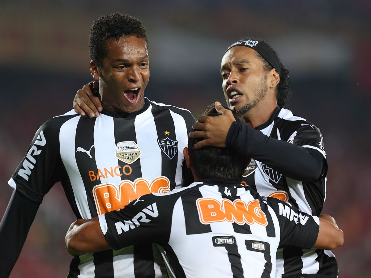 Ronaldinho Jo Guilherme Santa Fe Atlético Mineiro Libertadores 04032014