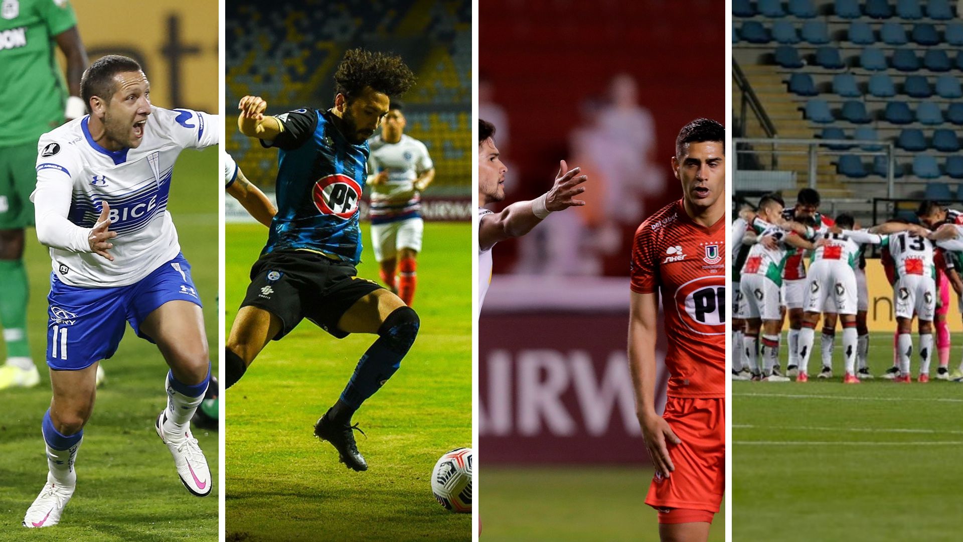 Chilenos en las copas Conmebol 2021