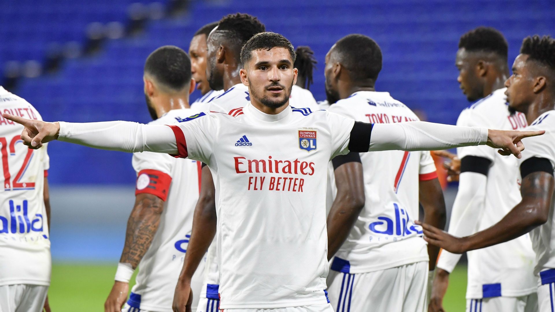 Houssem Aouar Lyon Monaco Ligue 1 25102020