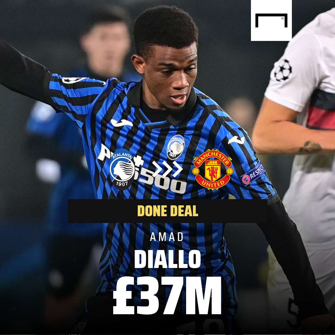 EMBED ONLY Amad Diallo transfer GFX