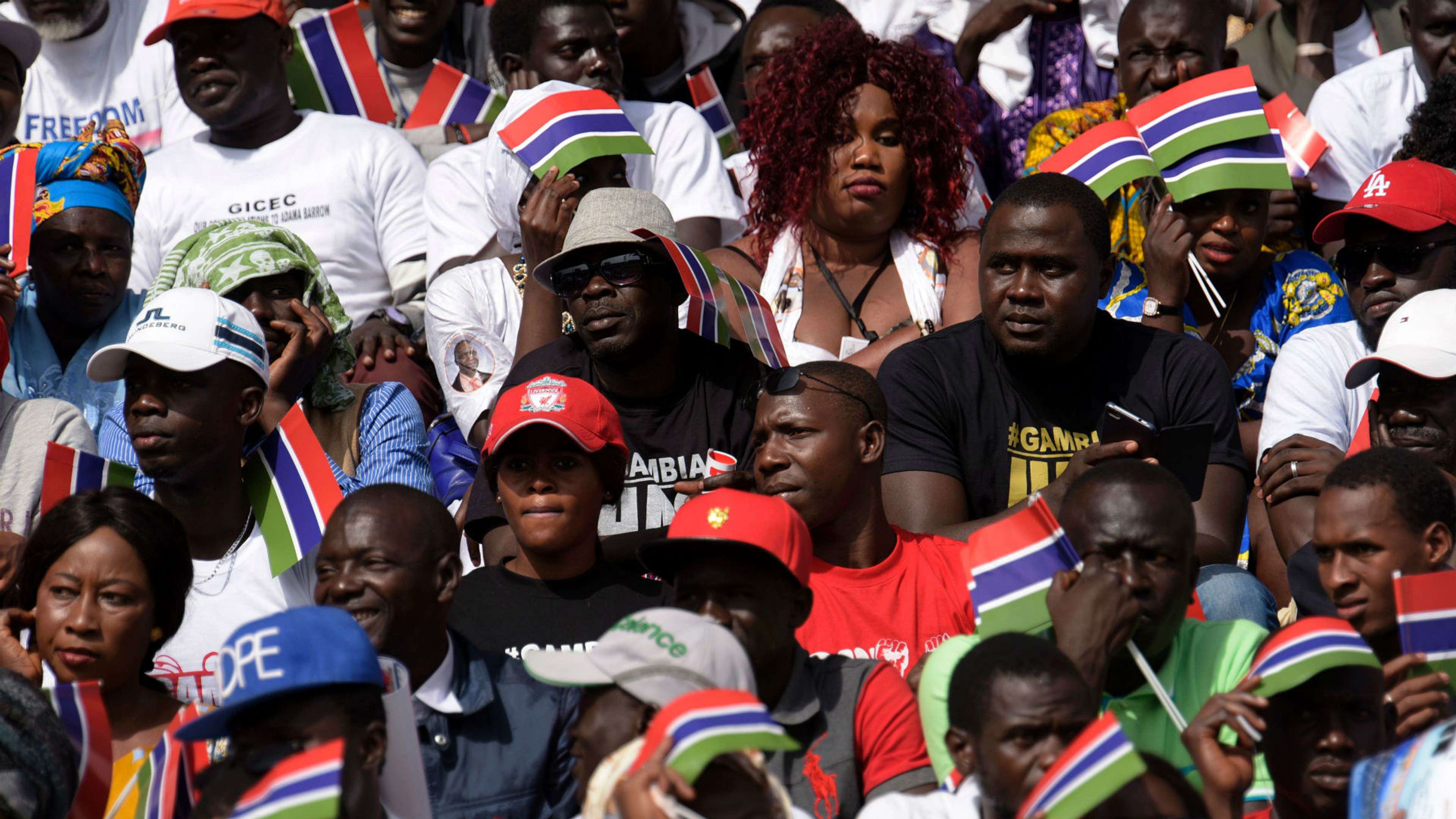 Gambia fans