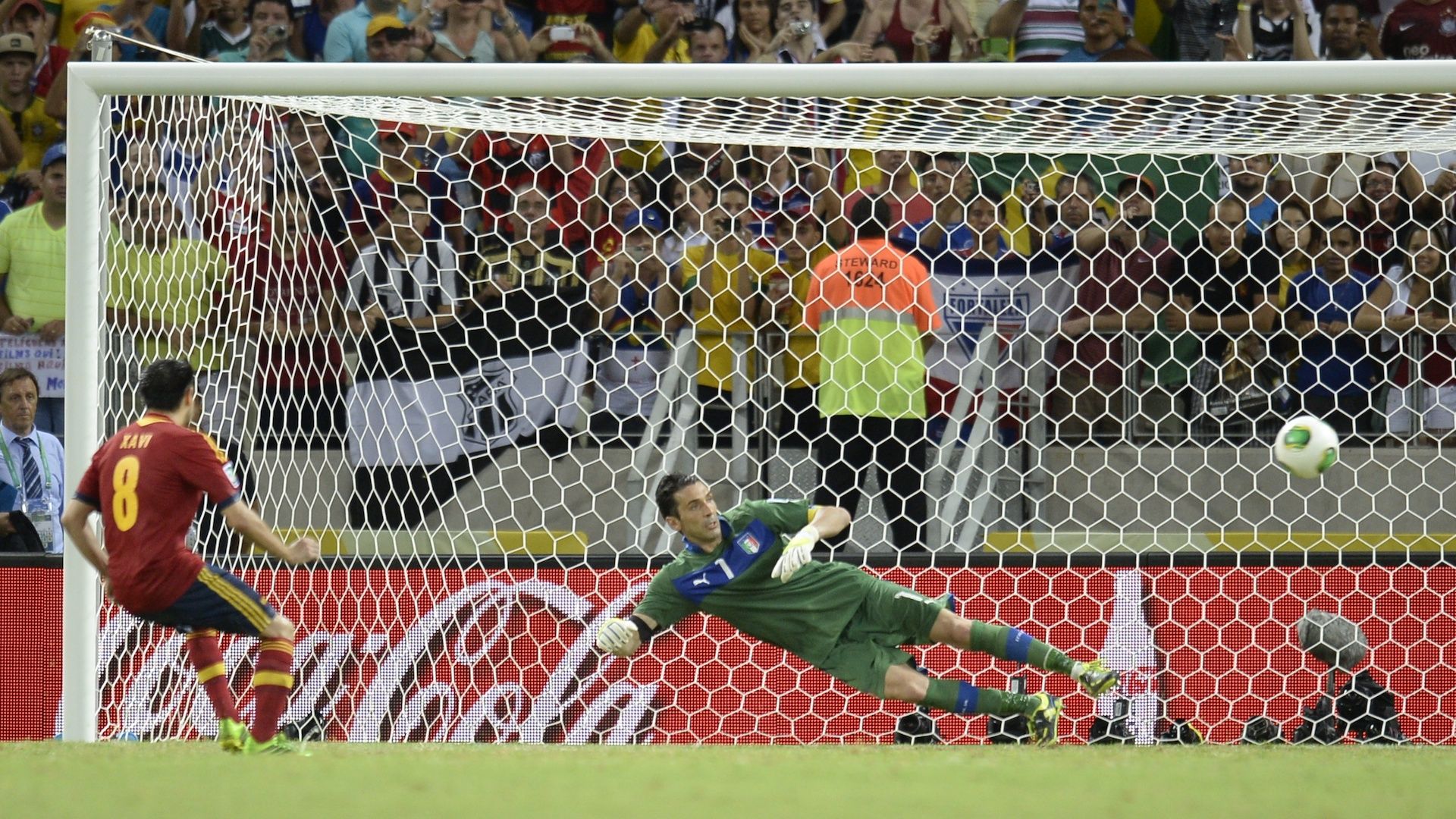 Xavi Buffon Spain Italy