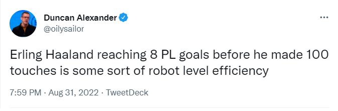 Haaland Tweet 8