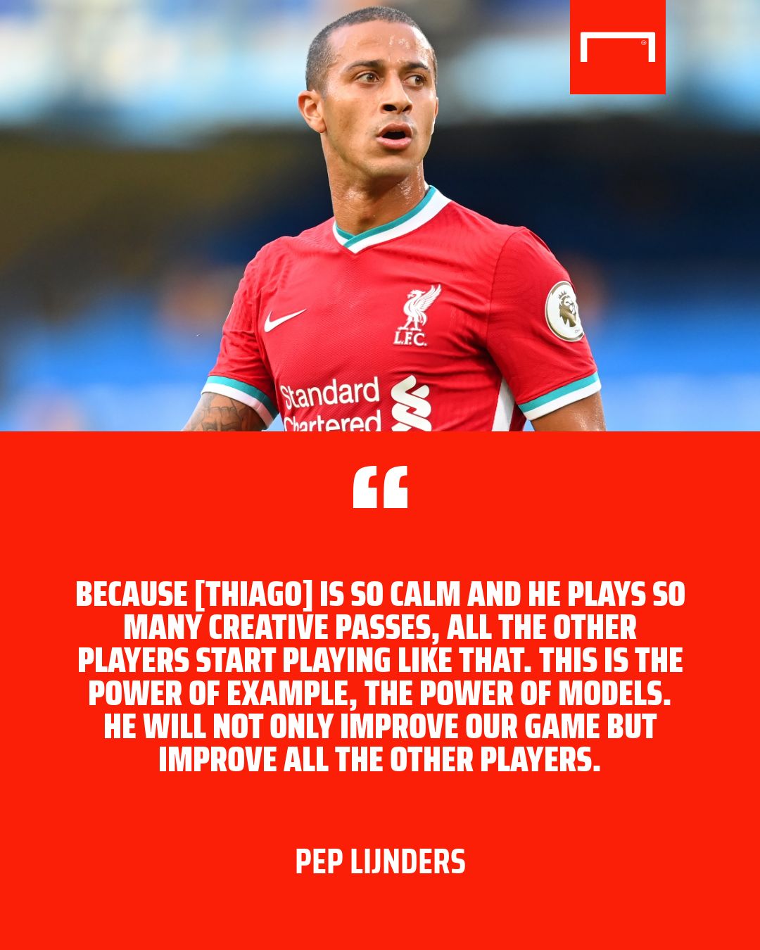 Pep Lijnders Thiago Liverpool 2020