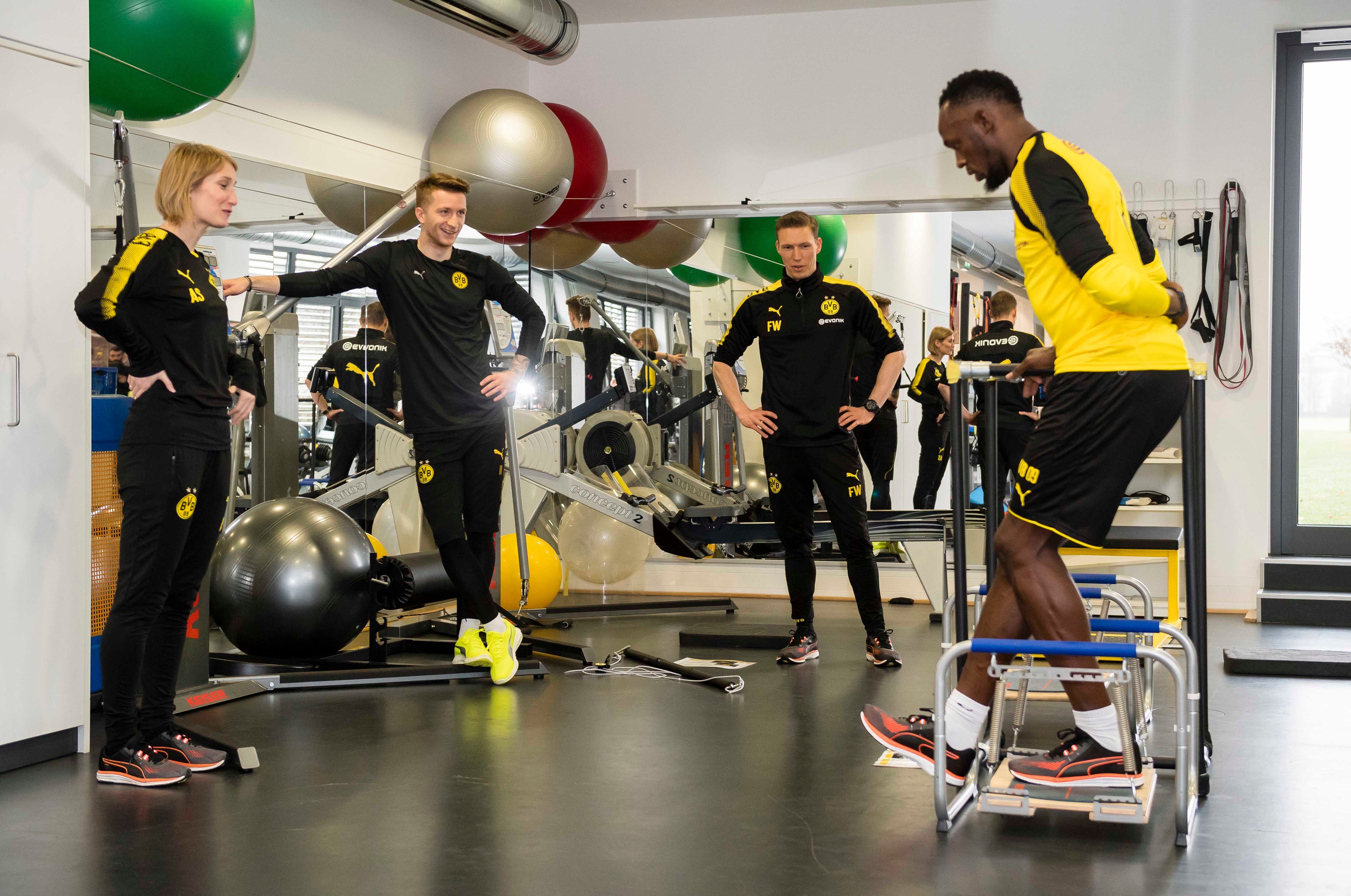 Usain Bolt BVB Training 23032018