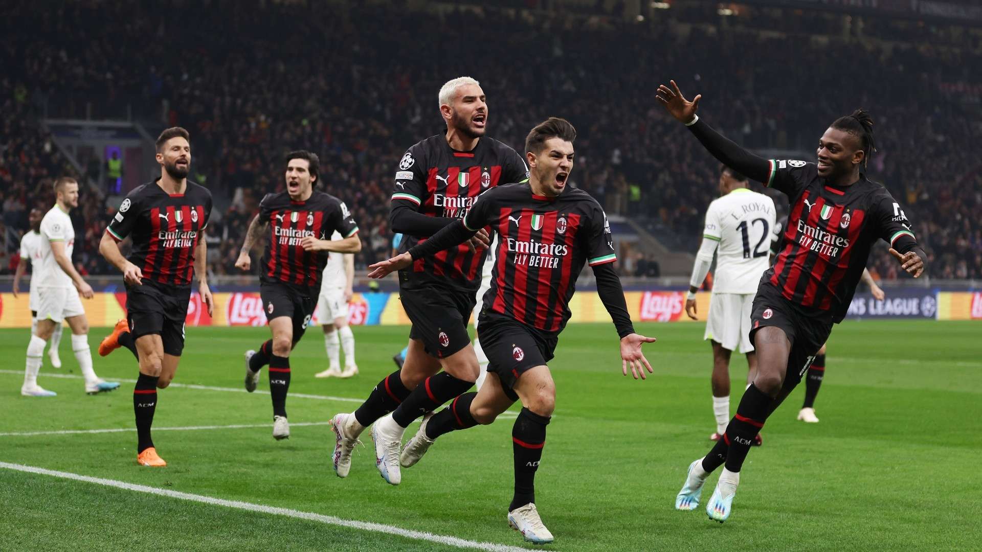 Brahim Diaz goal AC Milan vs Tottenham 2022-23