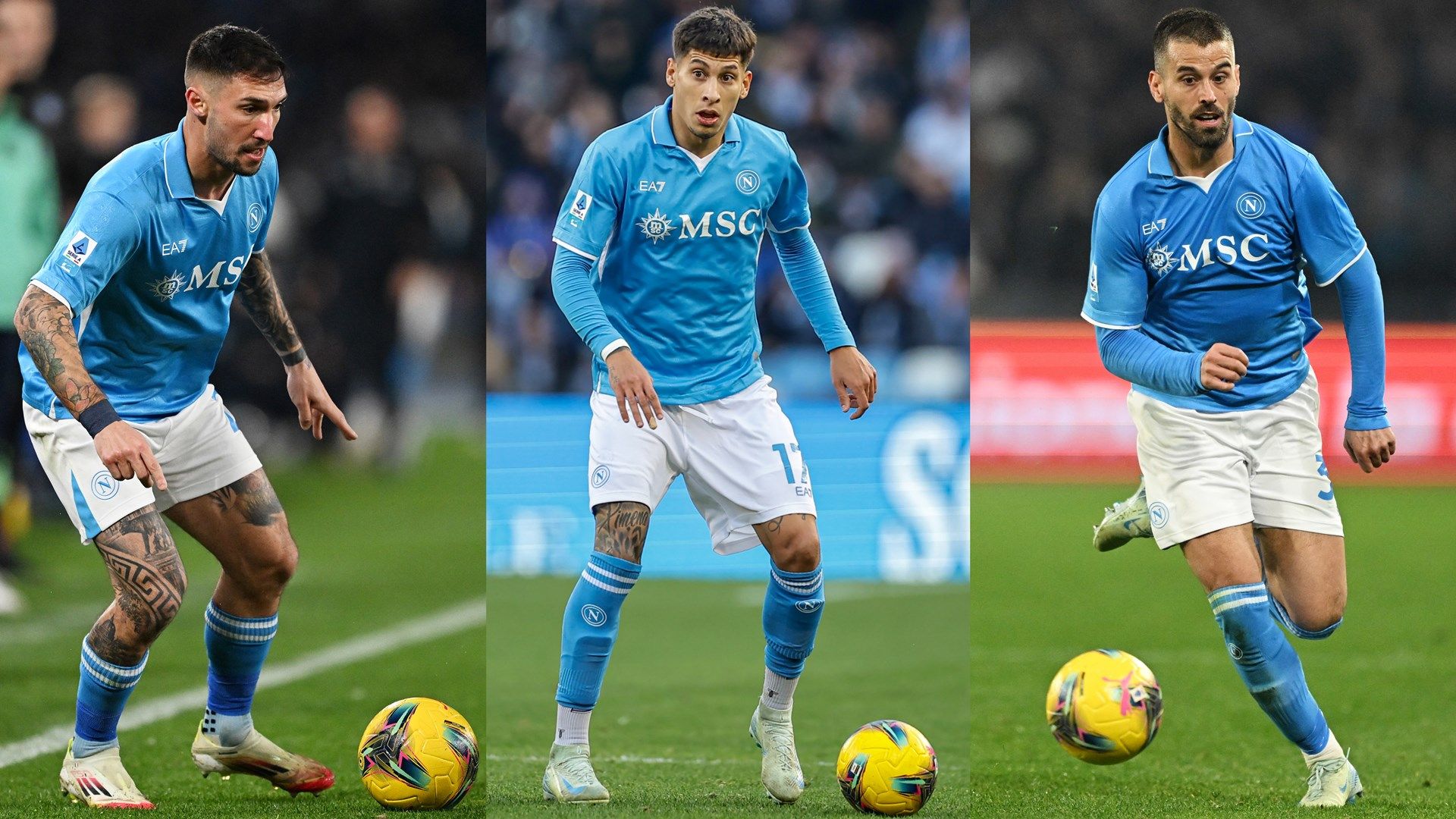 Politano Olivera Spinazzola Napoli